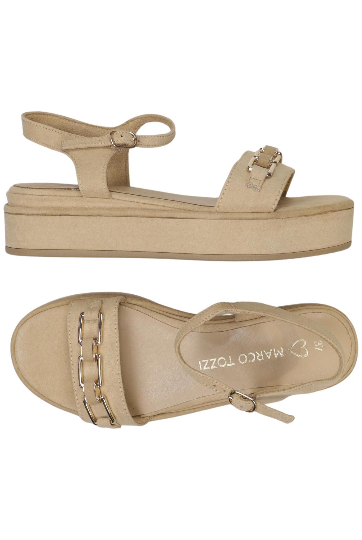

Marco Tozzi Damen Sandale, beige, Gr. 37
