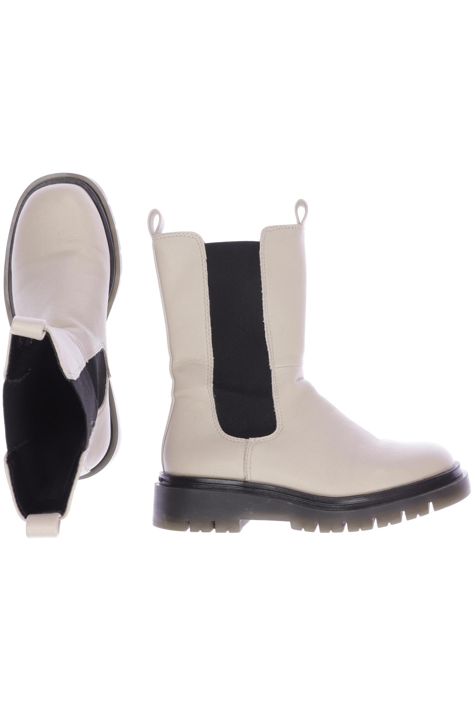 

Marco Tozzi Damen Stiefel, cremeweiß