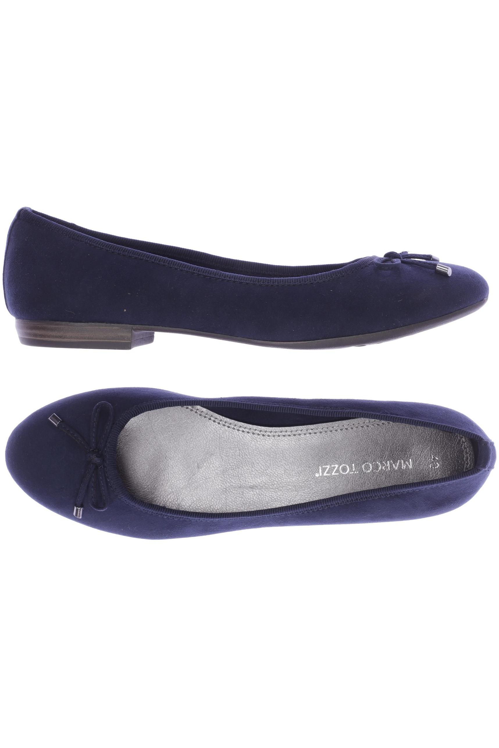 

Marco Tozzi Damen Ballerinas, marineblau