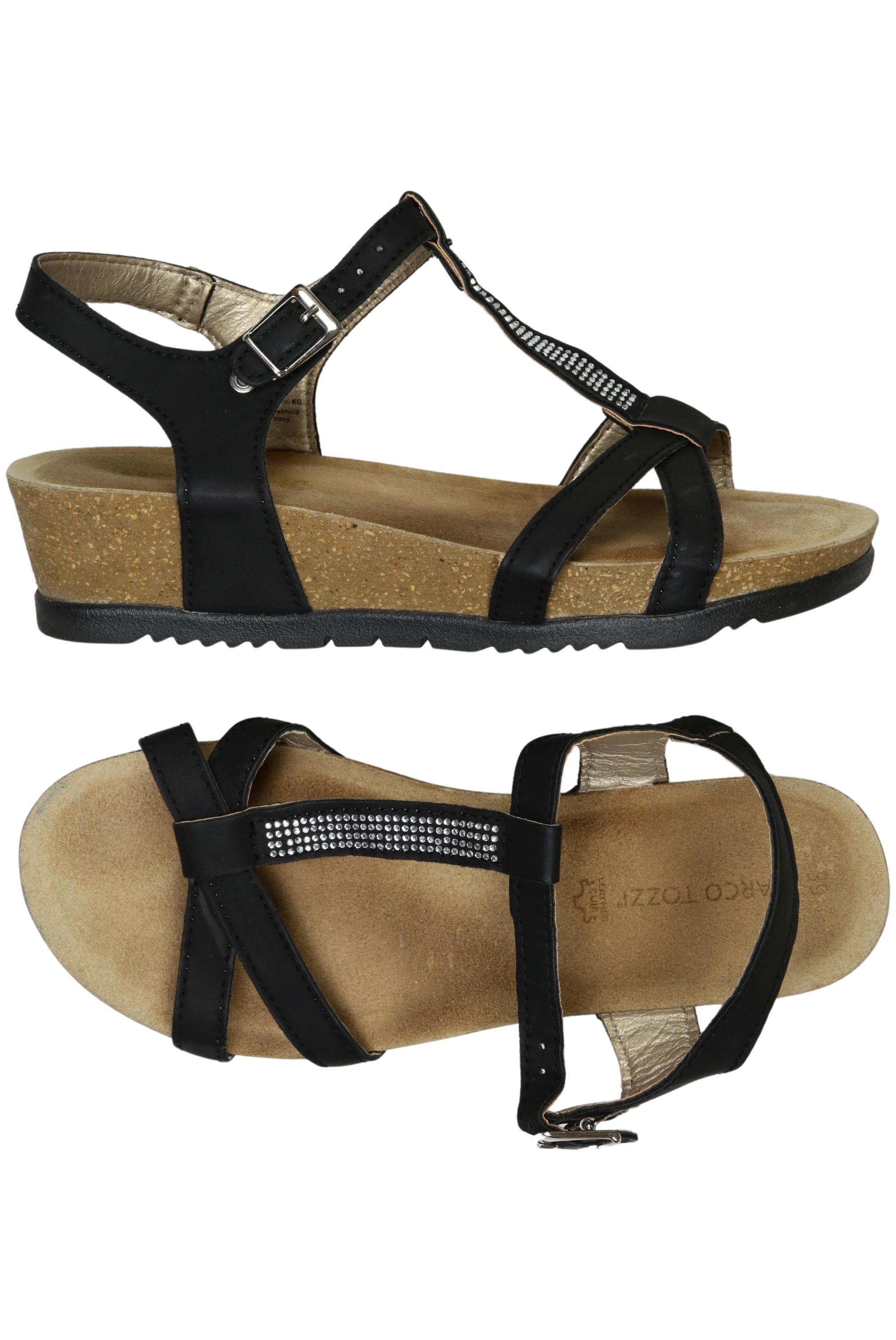 

Marco Tozzi Damen Sandale, schwarz, Gr. 39