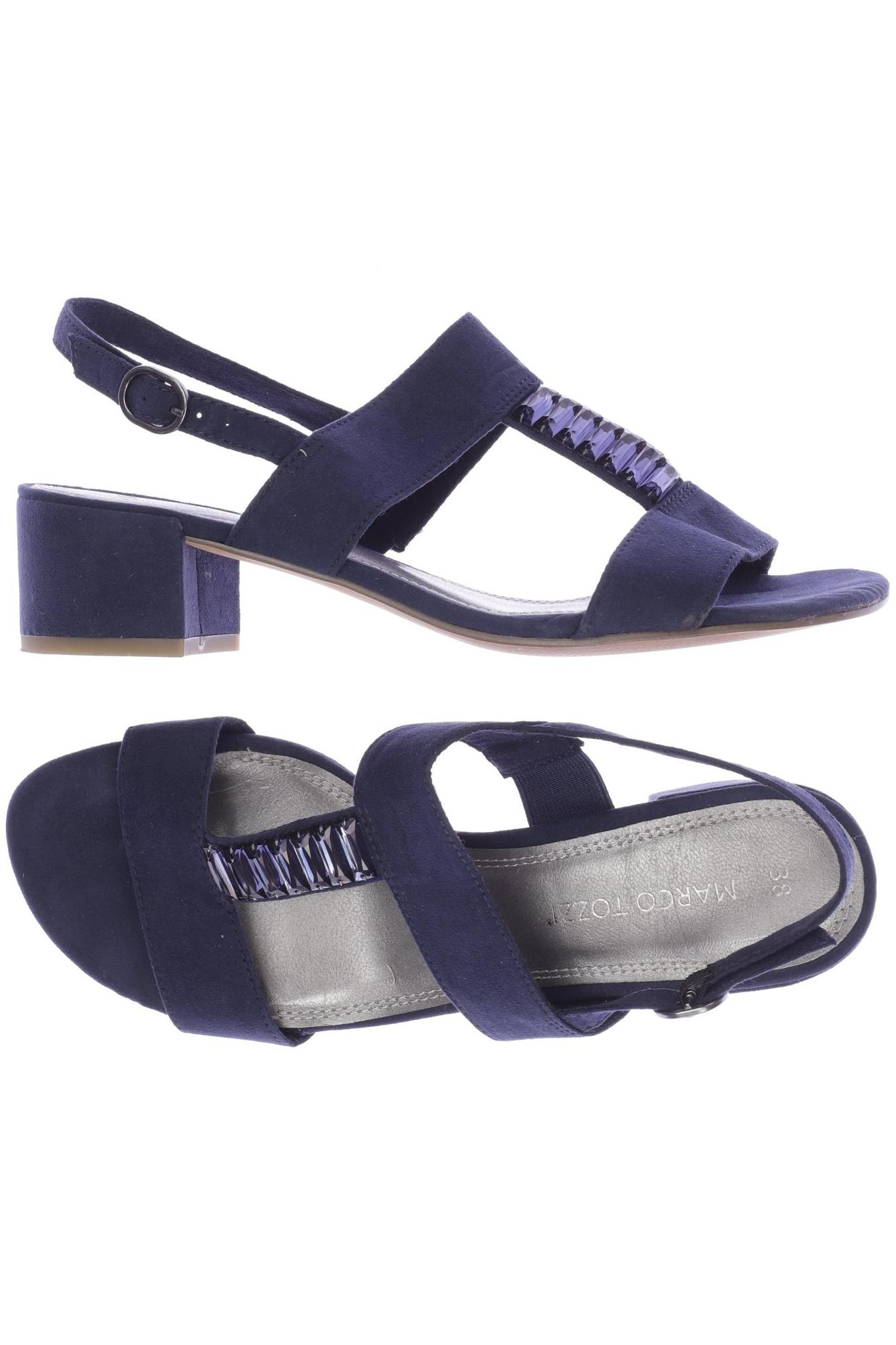 

Marco Tozzi Damen Sandale, marineblau