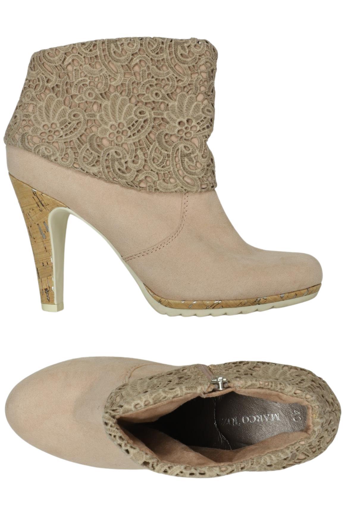

Marco Tozzi Damen Stiefelette, beige, Gr. 40