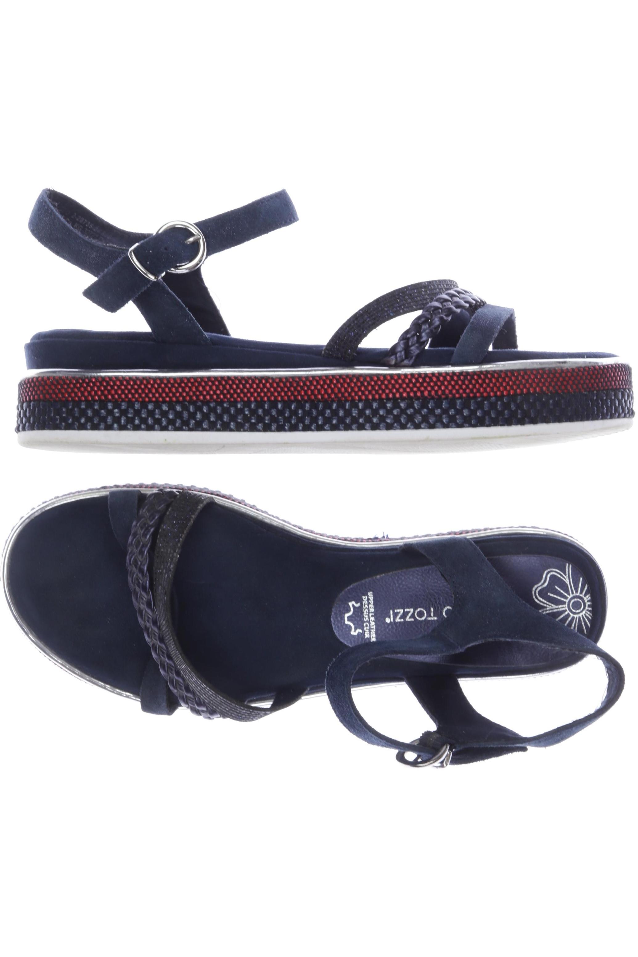 

Marco Tozzi Damen Sandale, marineblau, Gr. 39