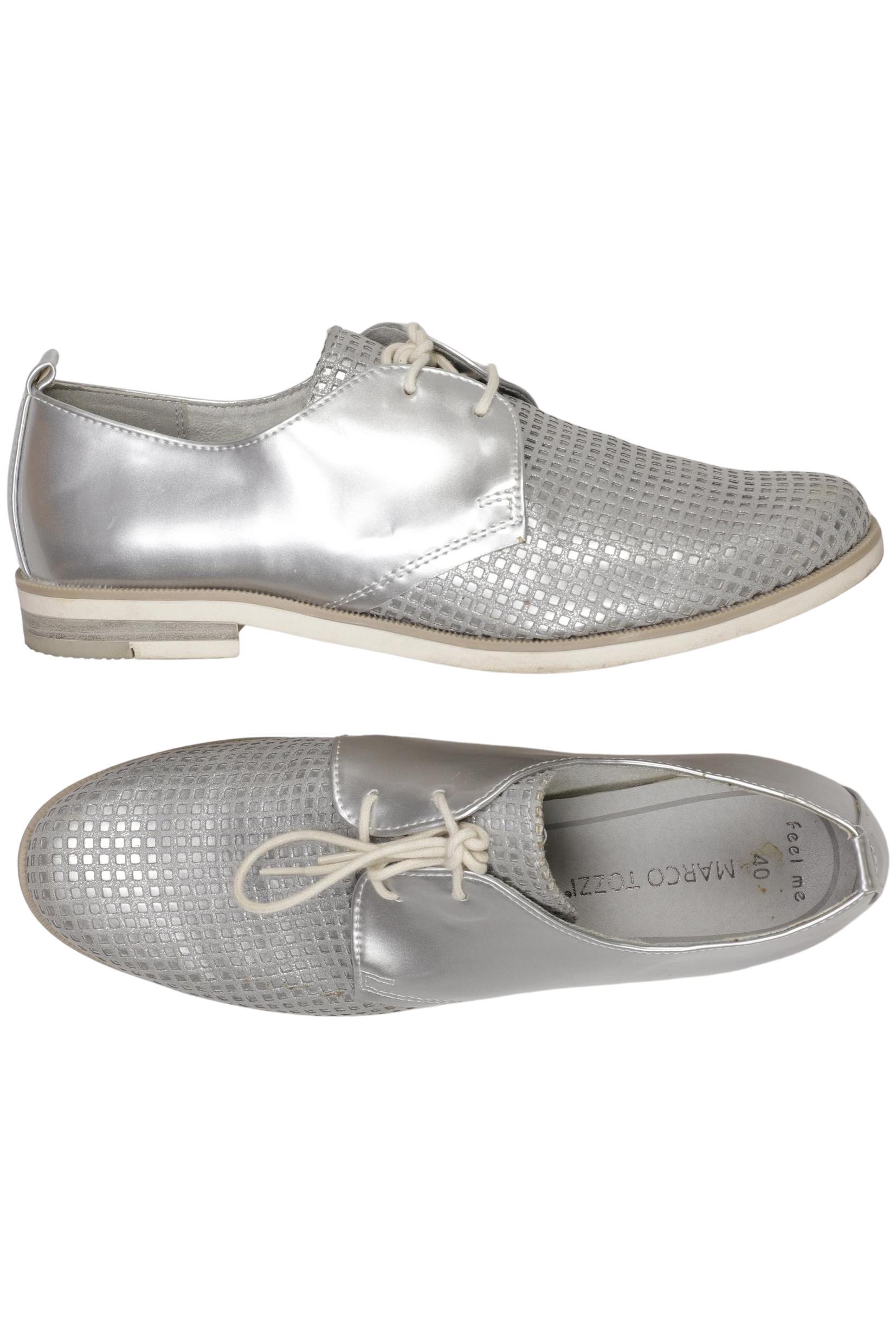 

Marco Tozzi Damen Halbschuh, silber, Gr. 40