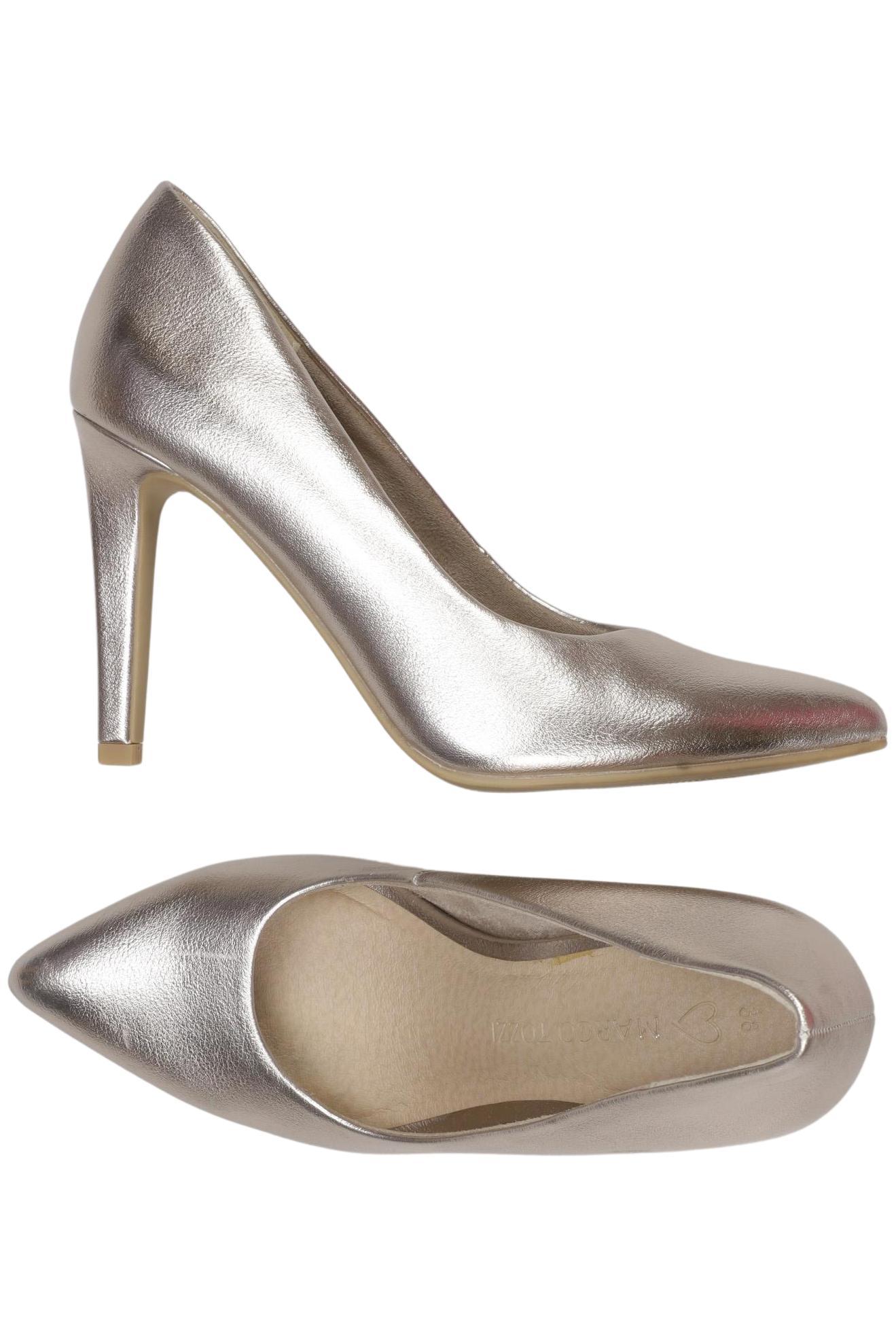 

Marco Tozzi Damen Pumps, silber, Gr. 38
