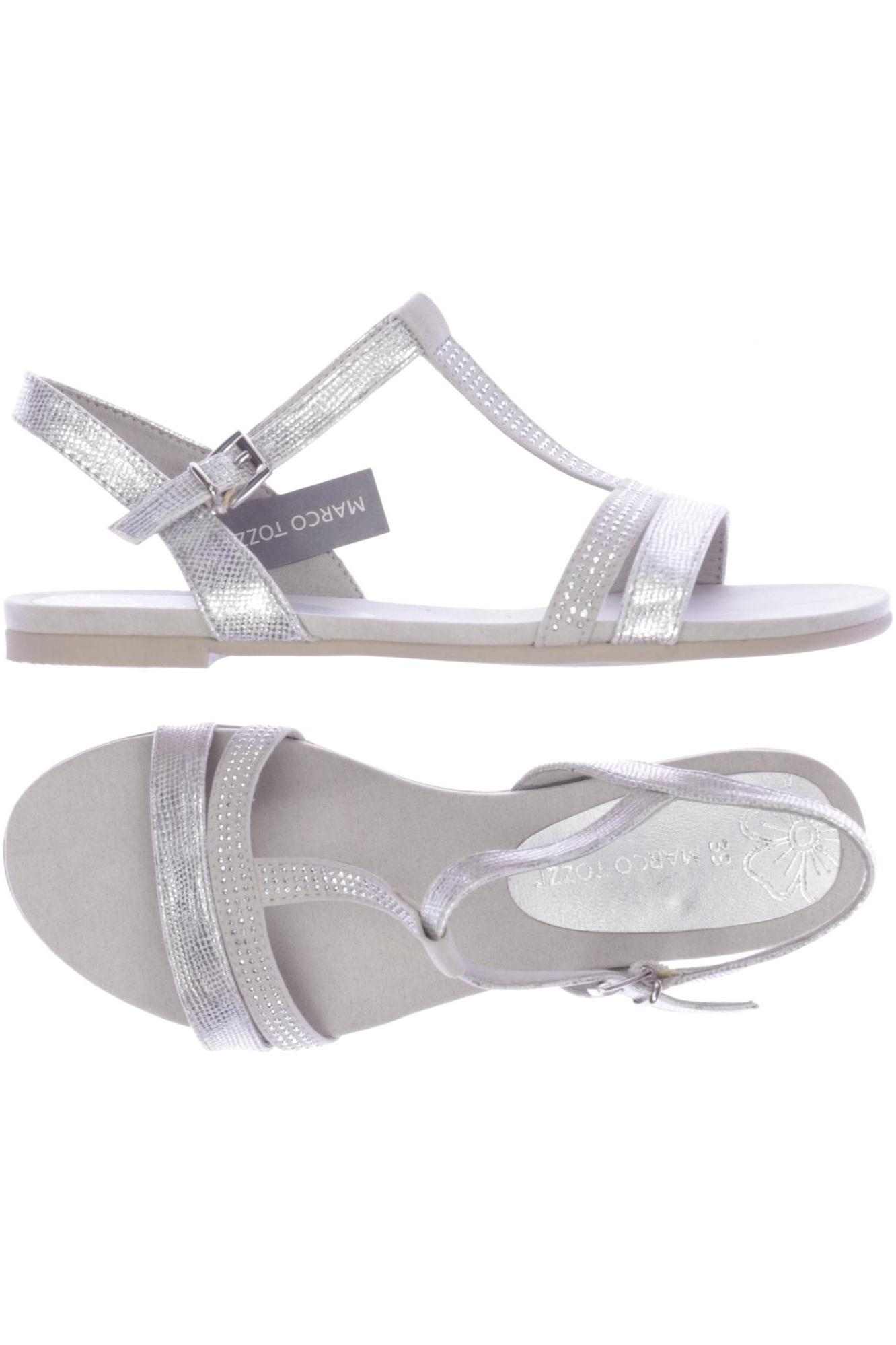 

Marco Tozzi Damen Sandale, silber, Gr. 39
