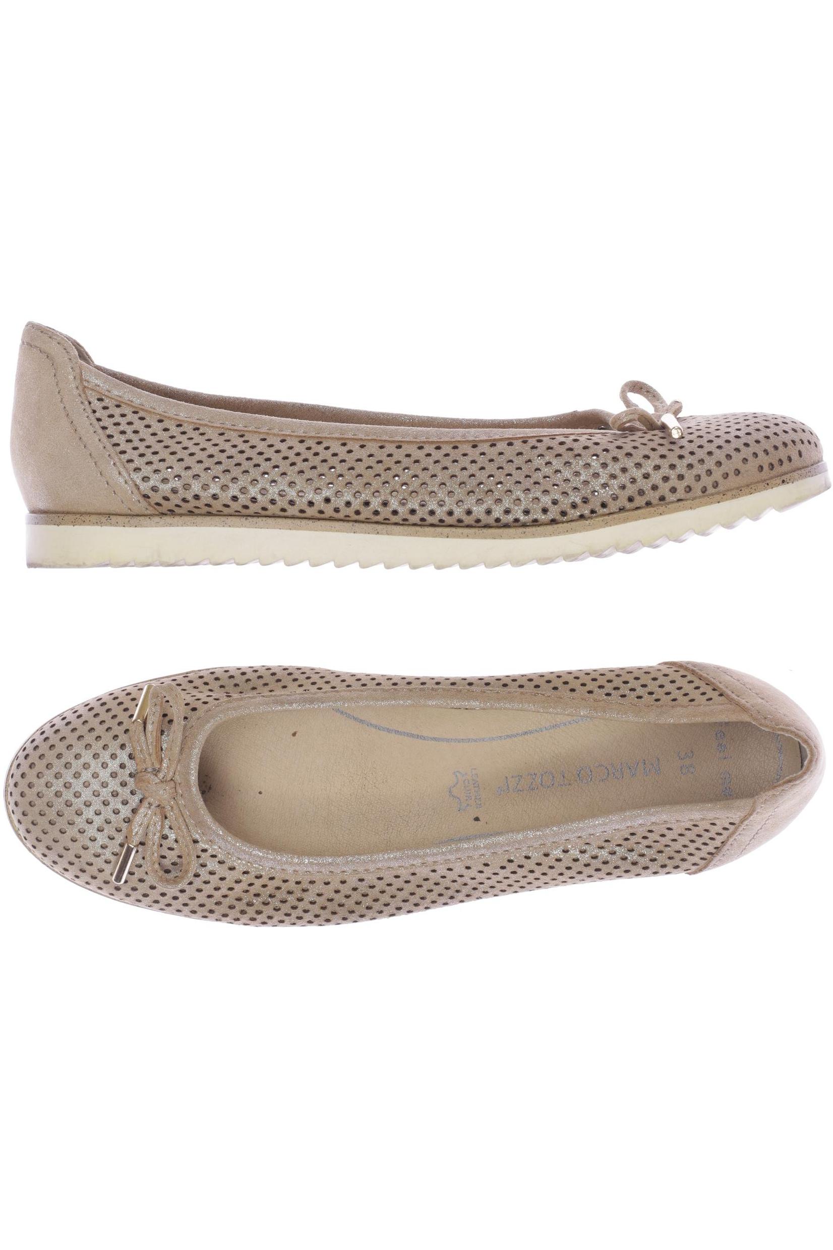 

Marco Tozzi Damen Ballerinas, gold, Gr. 38