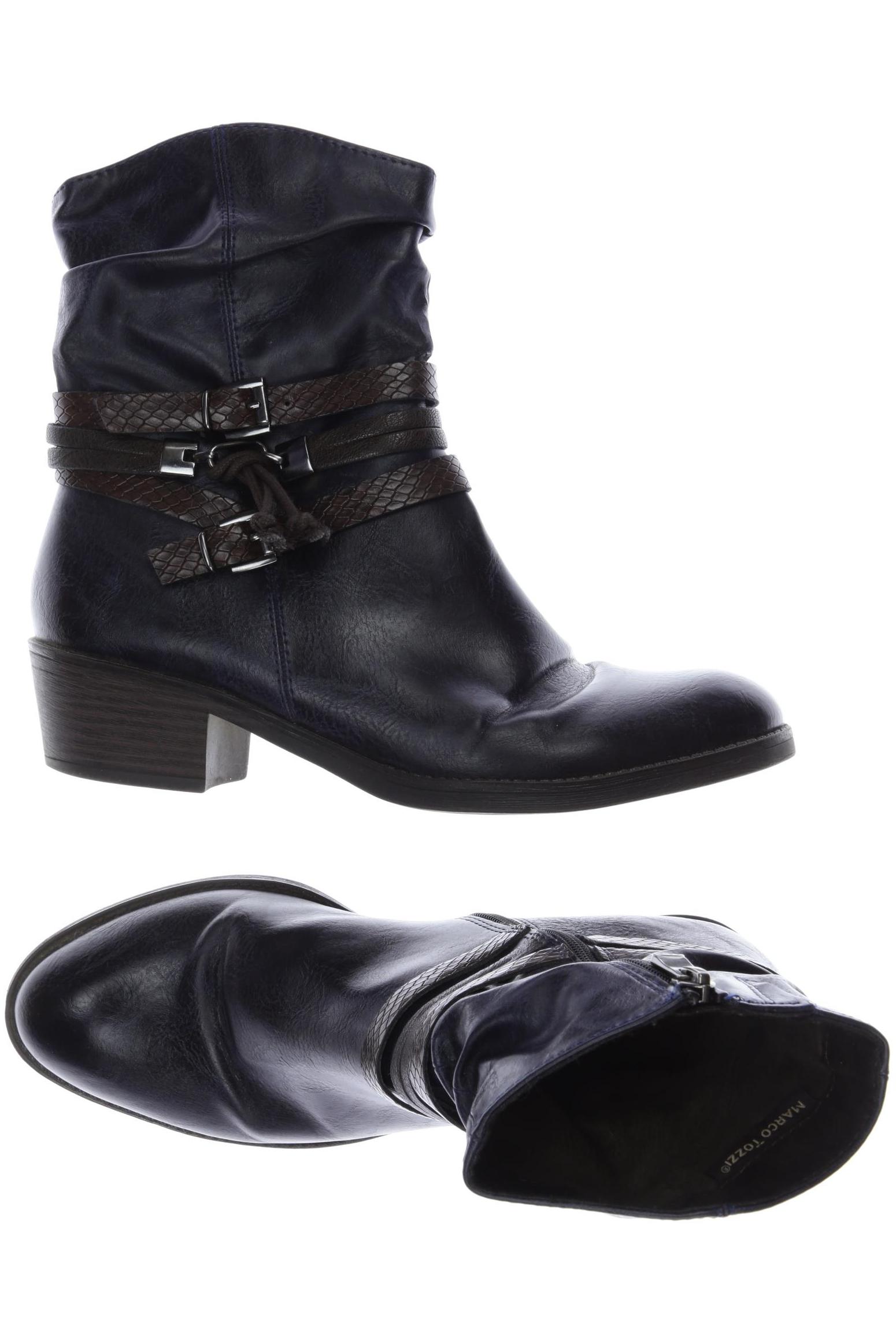 

Marco Tozzi Damen Stiefelette, marineblau, Gr. 38