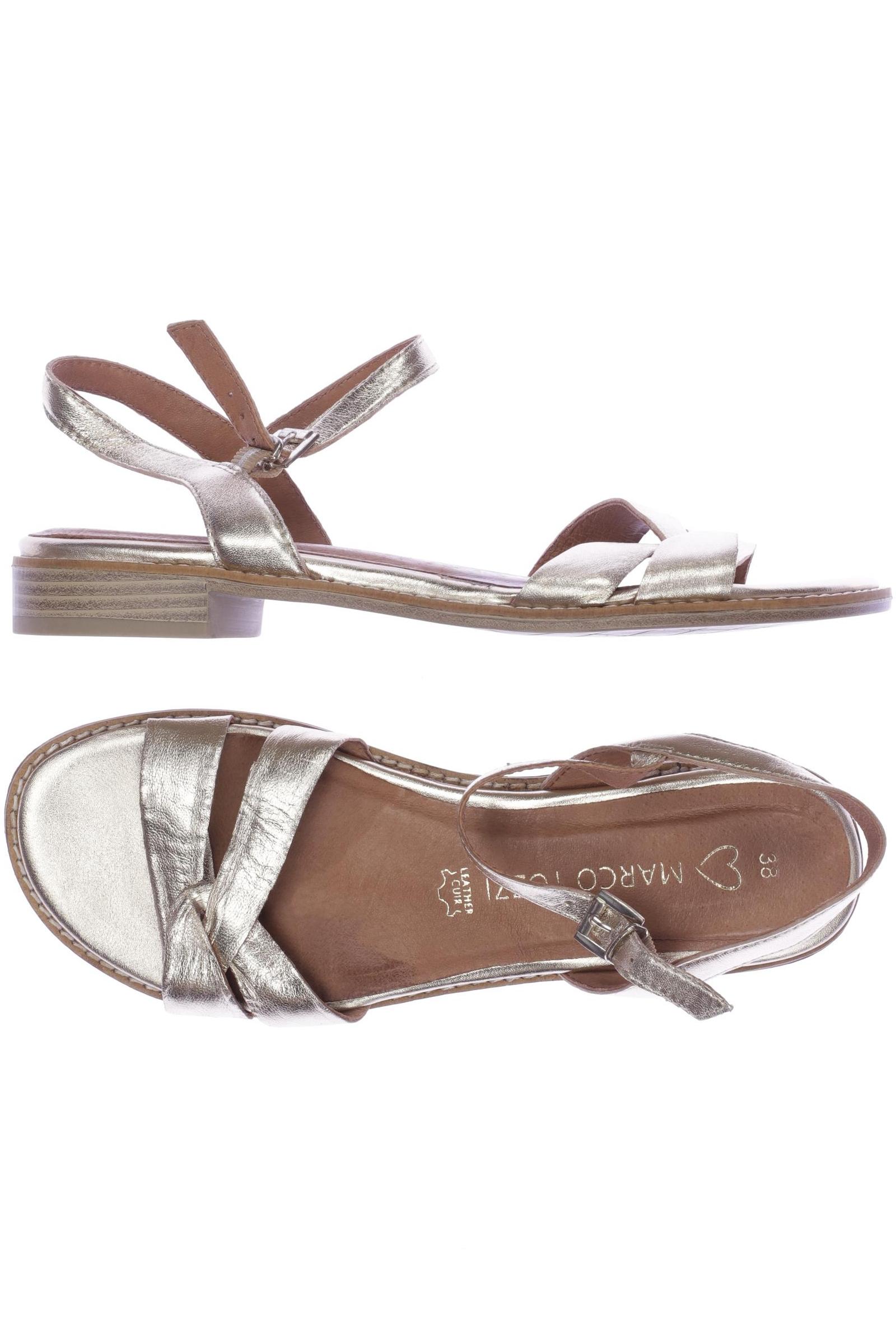 

Marco Tozzi Damen Sandale, gold, Gr. 38