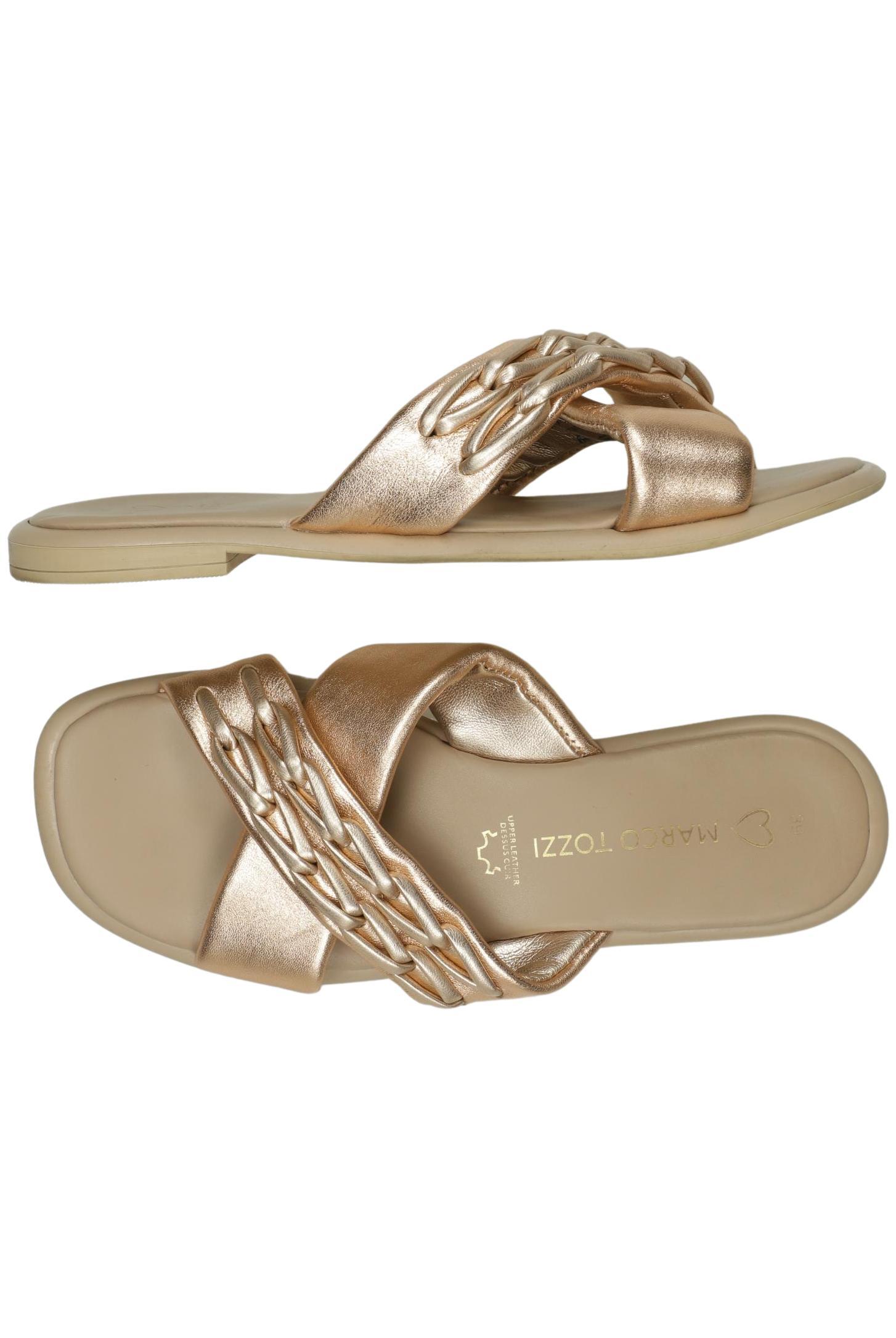 

Marco Tozzi Damen Sandale, gold, Gr. 39