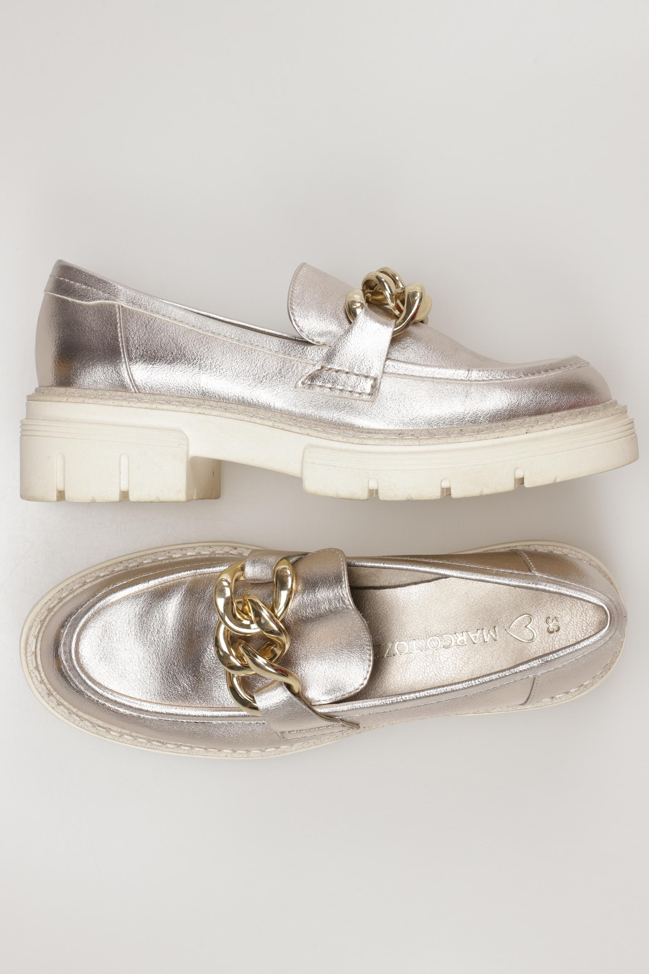 

Marco Tozzi Damen Halbschuh, gold, Gr. 38