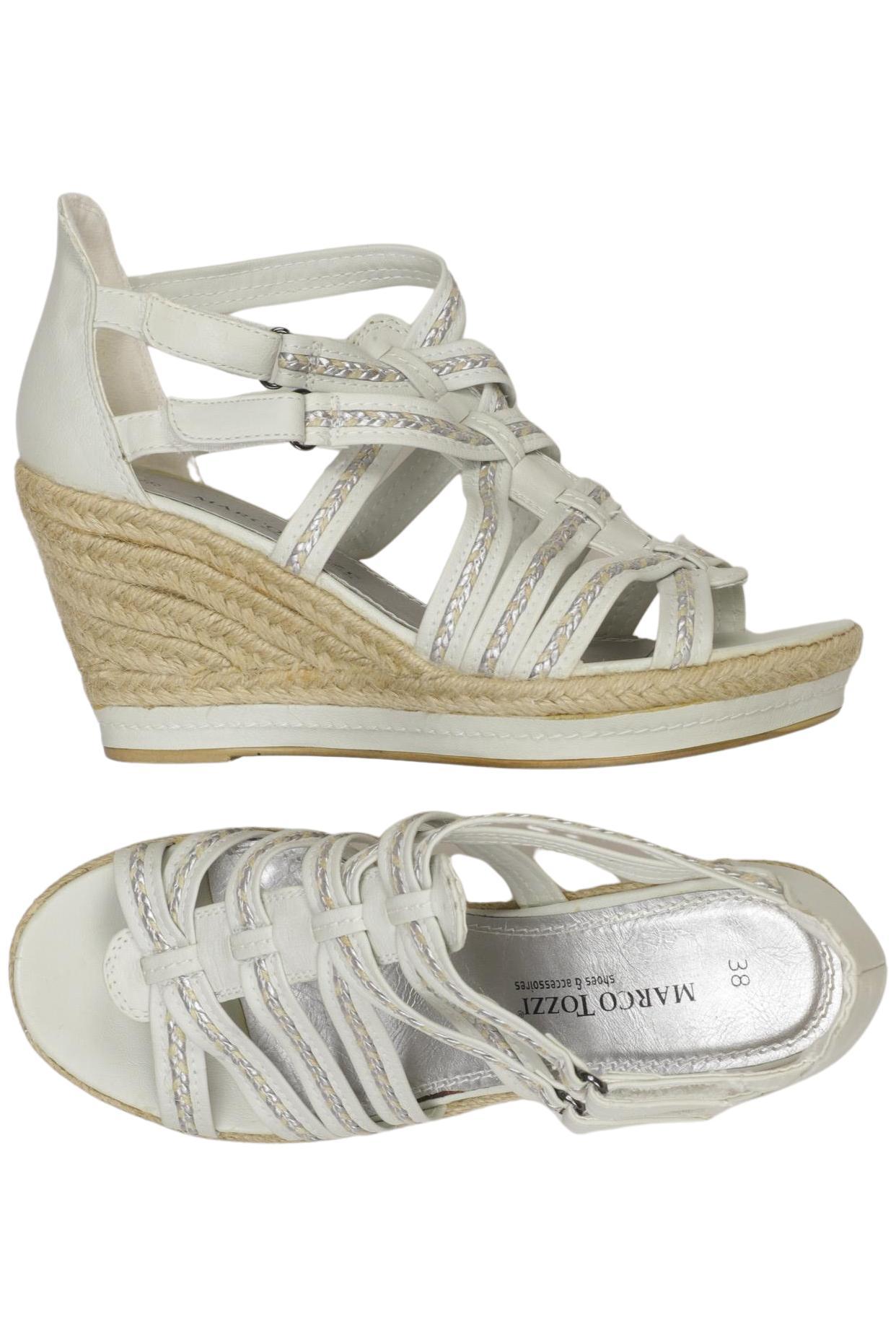 

Marco Tozzi Damen Sandale, weiß, Gr. 38