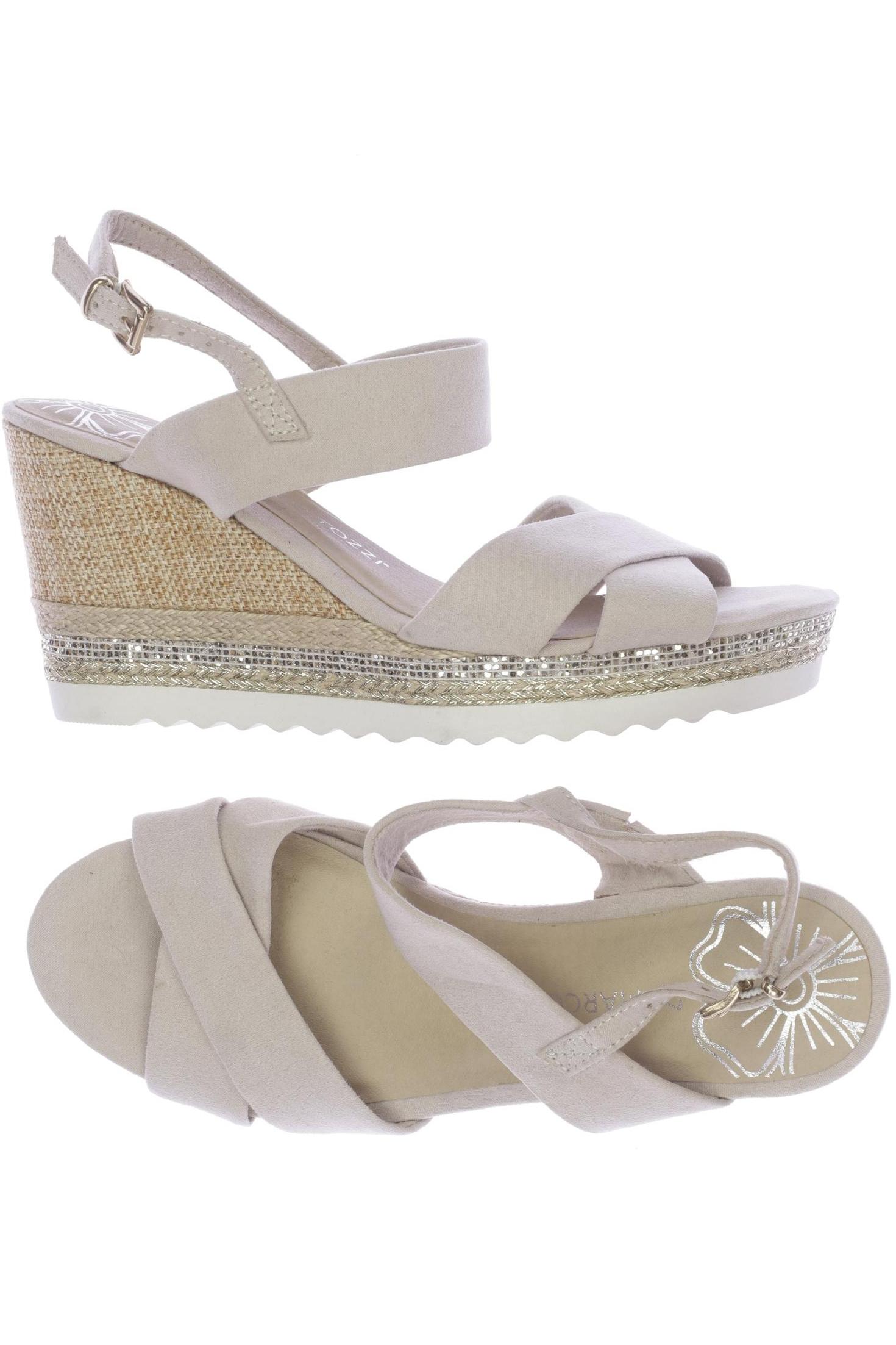 

Marco Tozzi Damen Sandale, beige, Gr. 37
