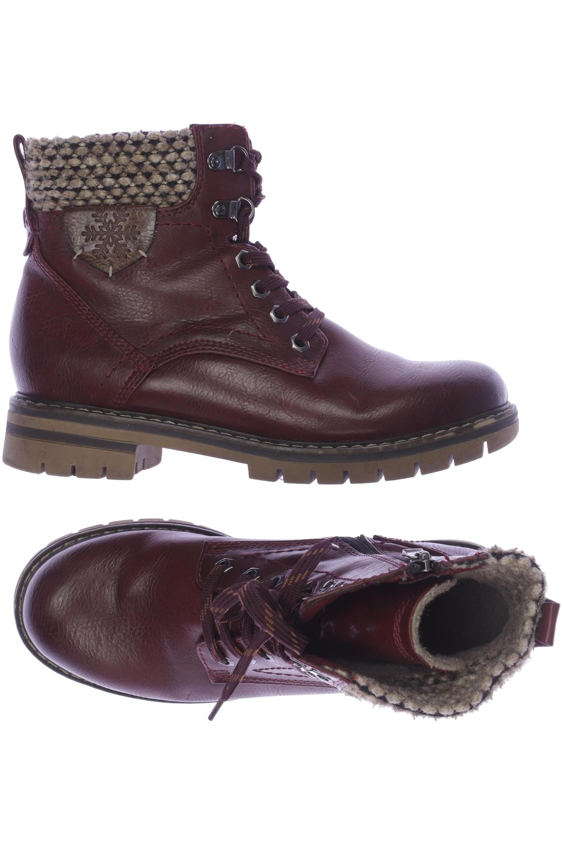 

Marco Tozzi Damen Stiefelette, bordeaux, Gr. 38