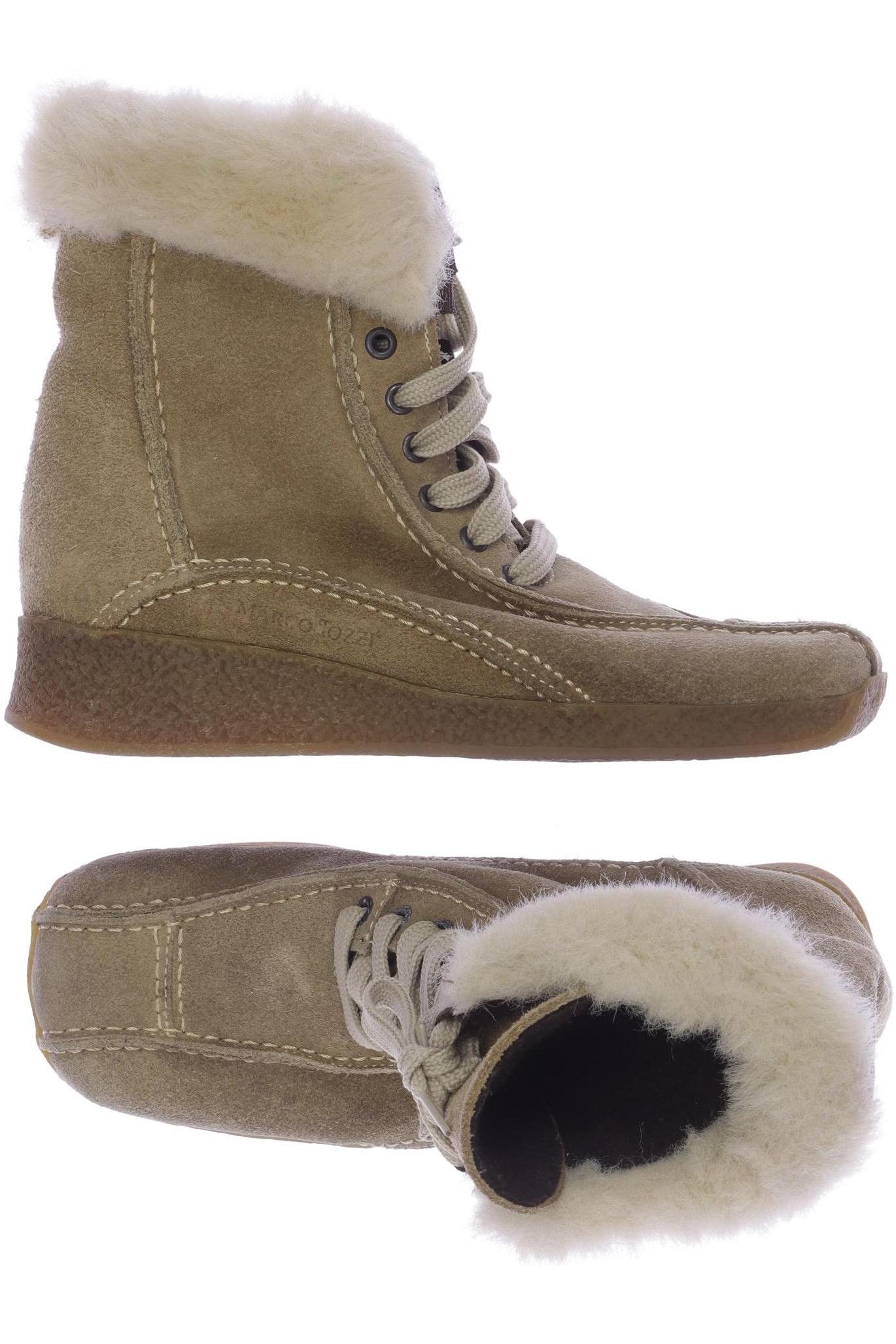 

Marco Tozzi Damen Stiefelette, beige, Gr. 37