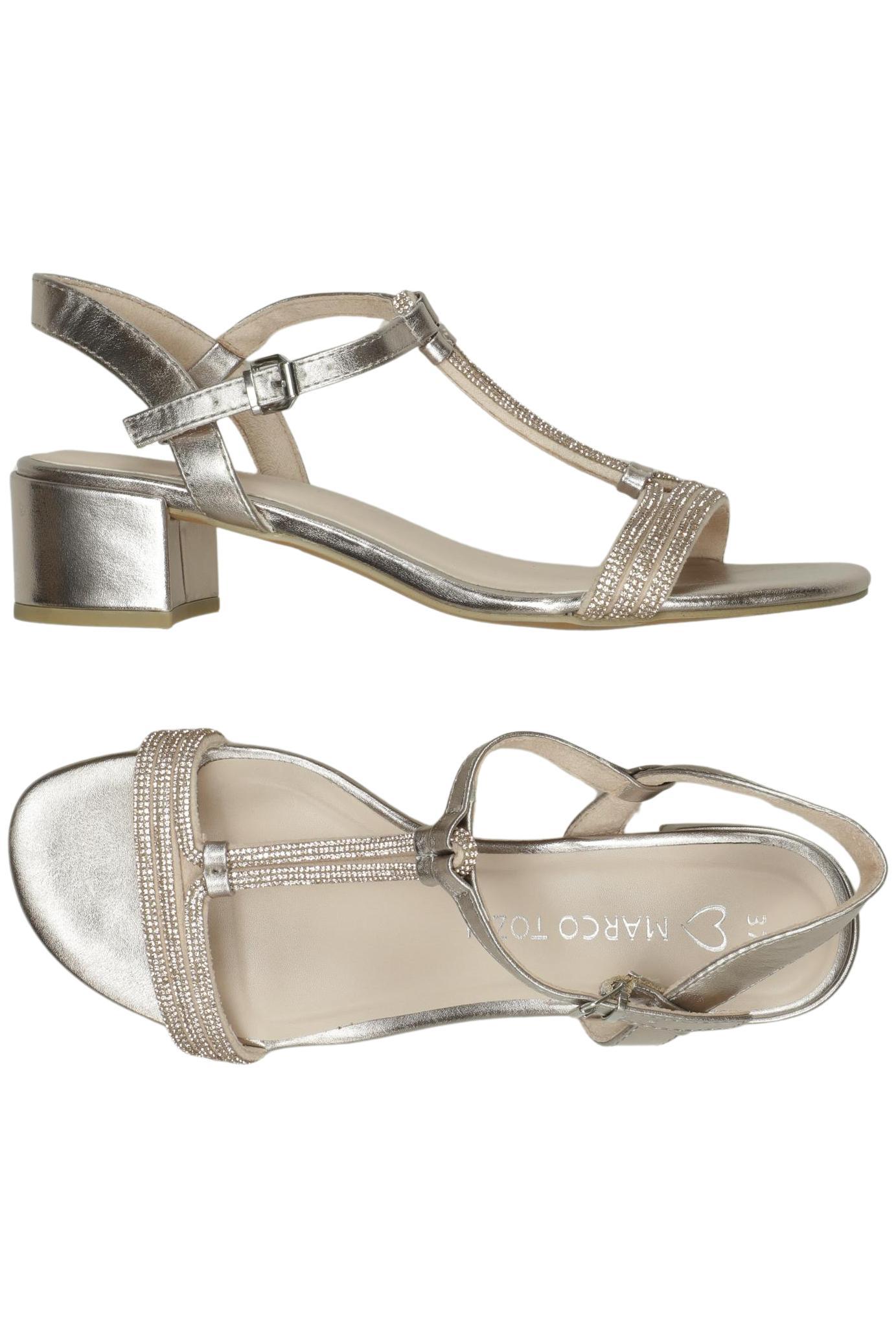 

Marco Tozzi Damen Sandale, silber, Gr. 37