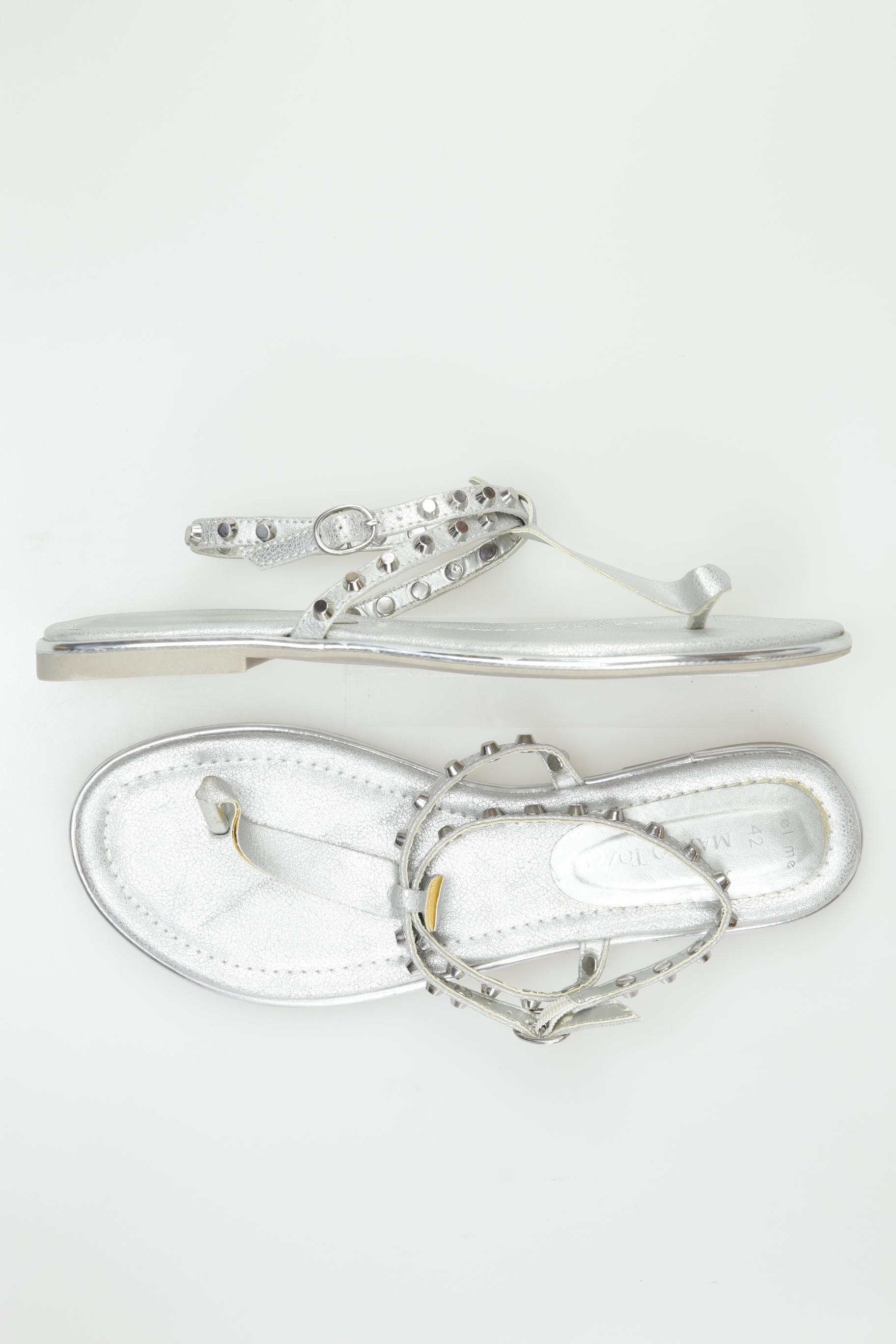

Marco Tozzi Damen Sandale, silber, Gr. 42