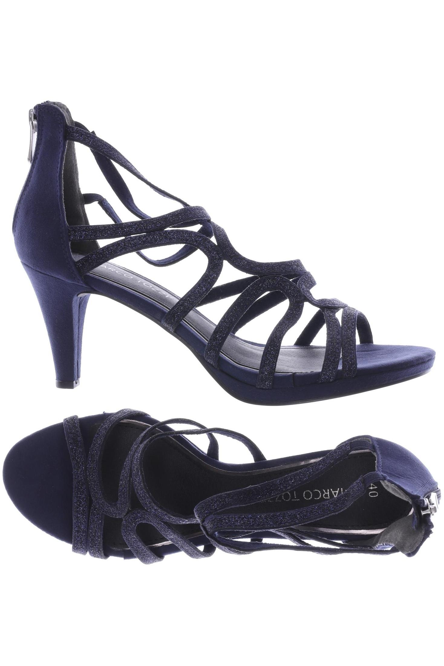 

Marco Tozzi Damen Sandale, marineblau