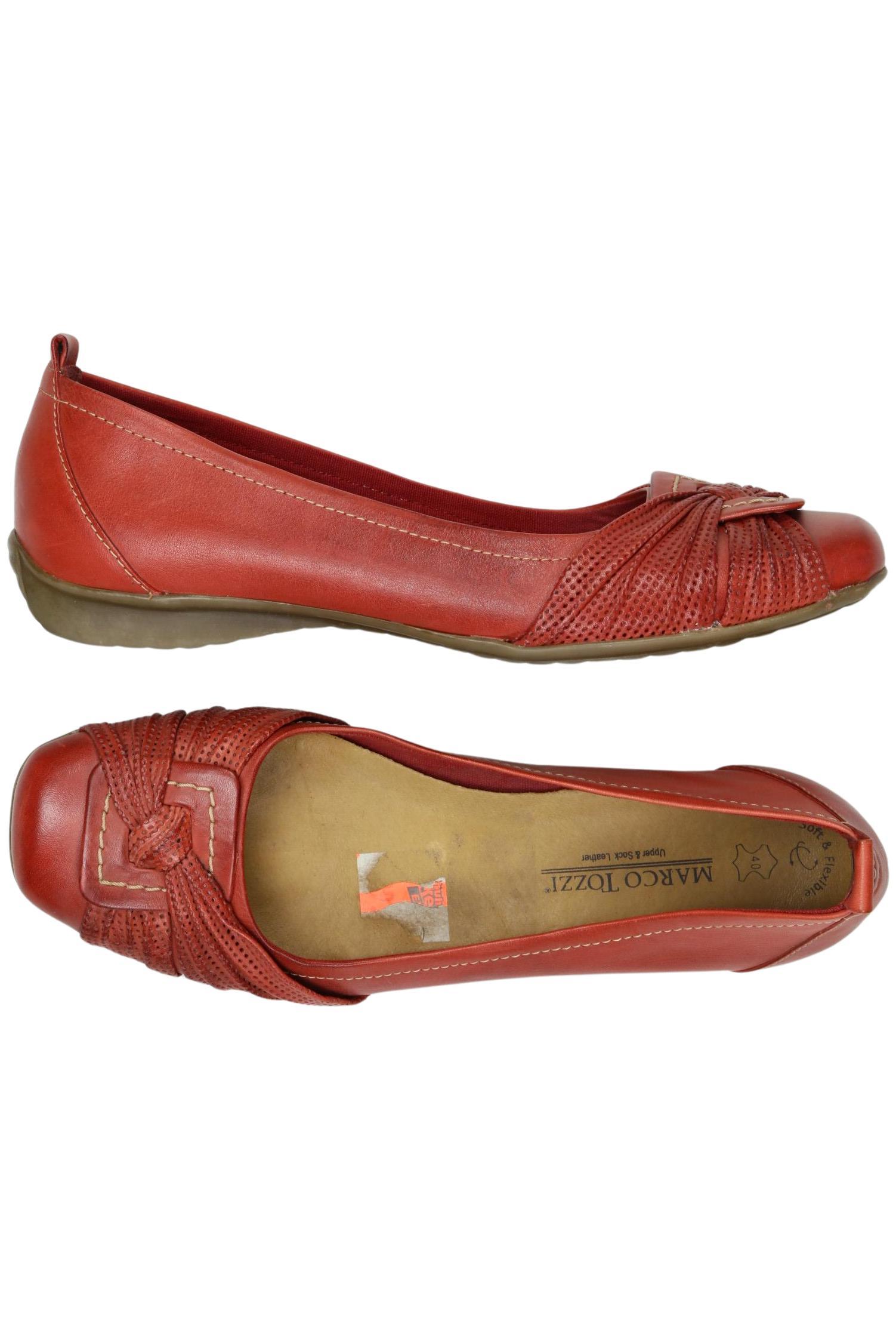 

Marco Tozzi Damen Halbschuh, rot, Gr. 40