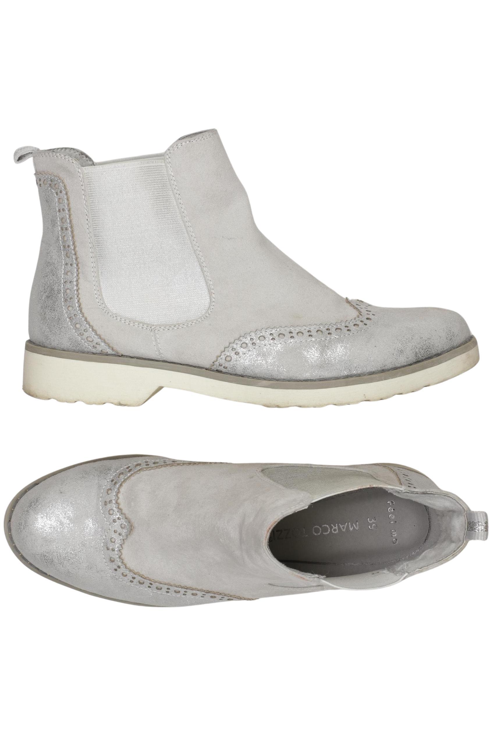 

Marco Tozzi Damen Stiefelette, silber, Gr. 39
