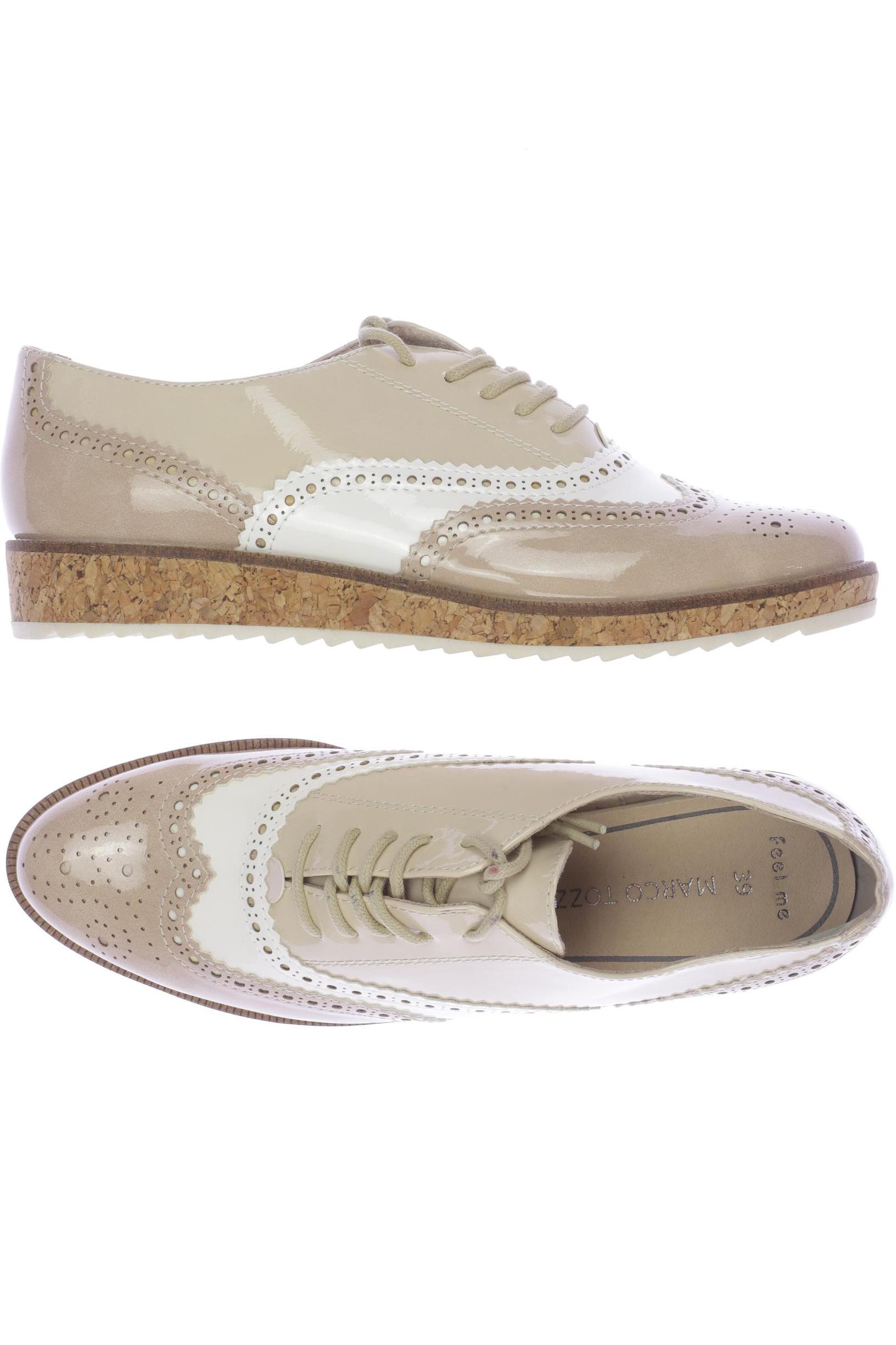 

Marco Tozzi Damen Halbschuh, beige, Gr. 39