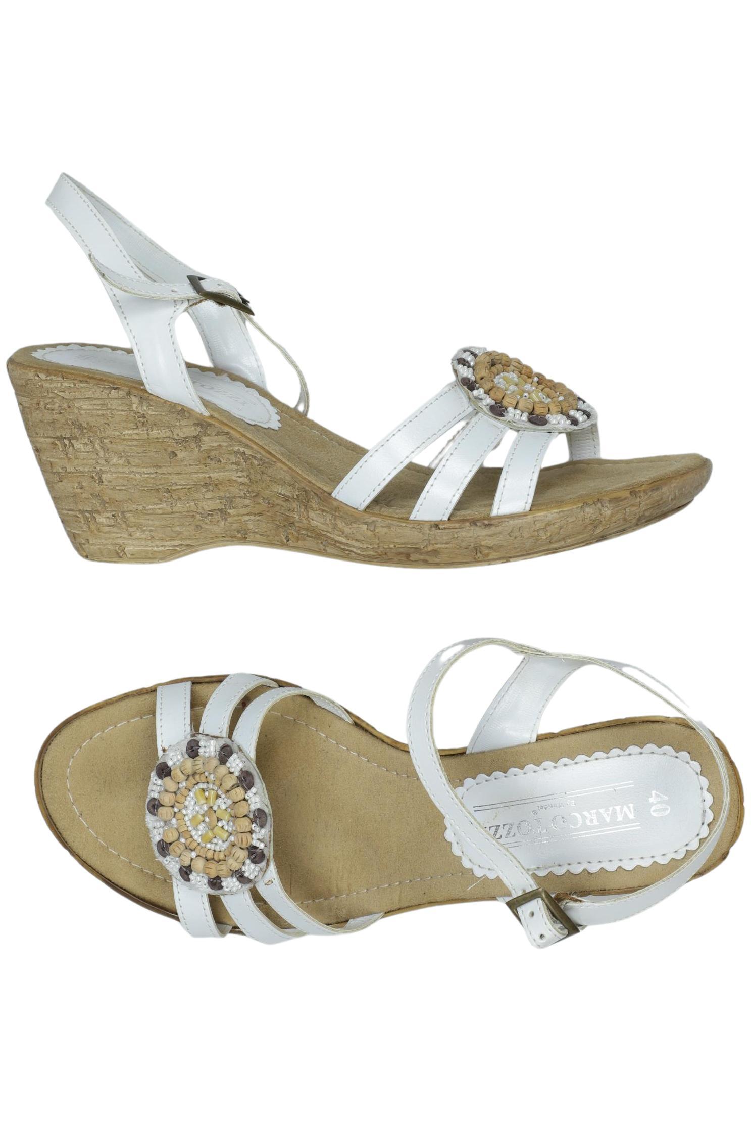 

Marco Tozzi Damen Sandale, weiß, Gr. 40