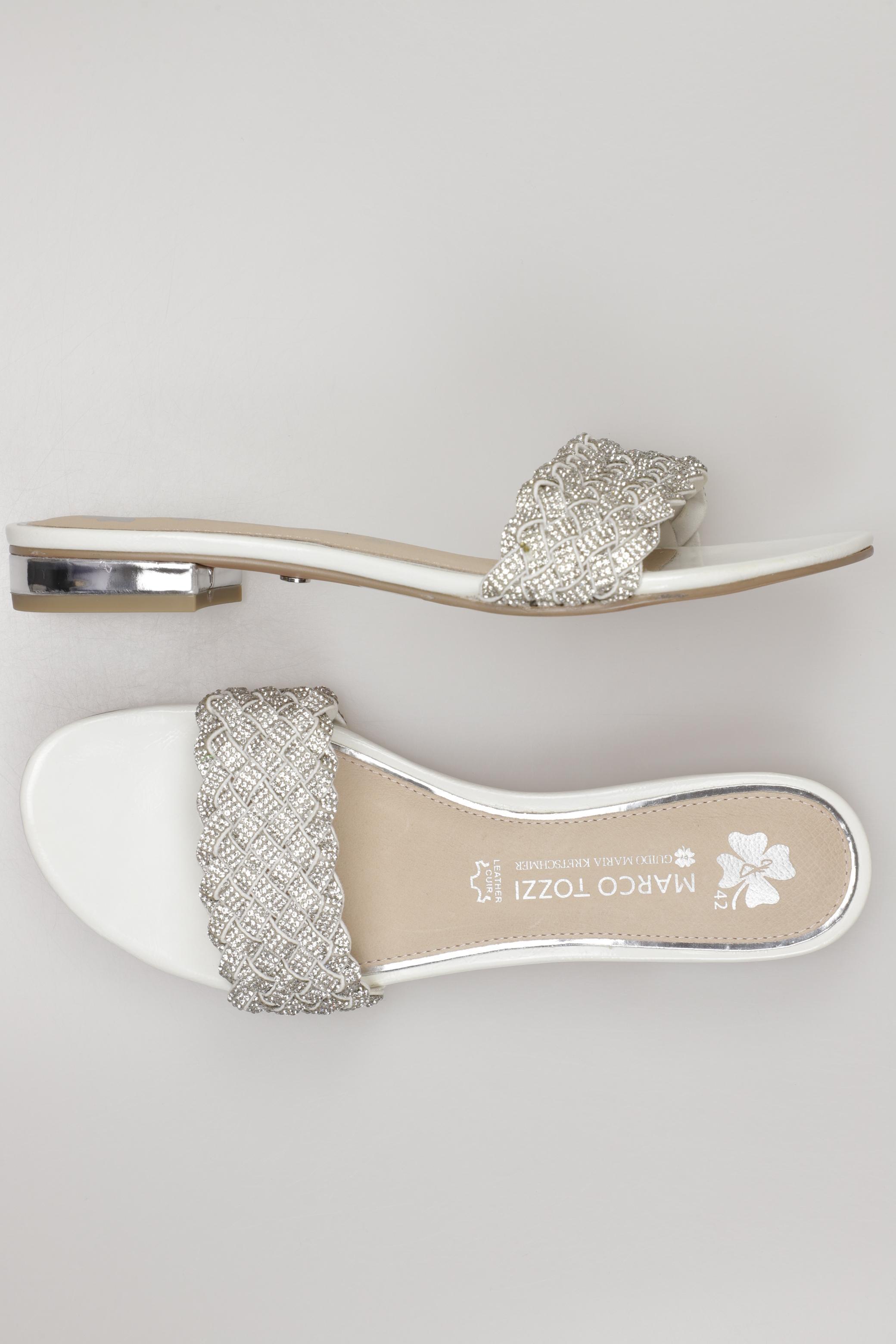 

Marco Tozzi Damen Sandale, silber, Gr. 42