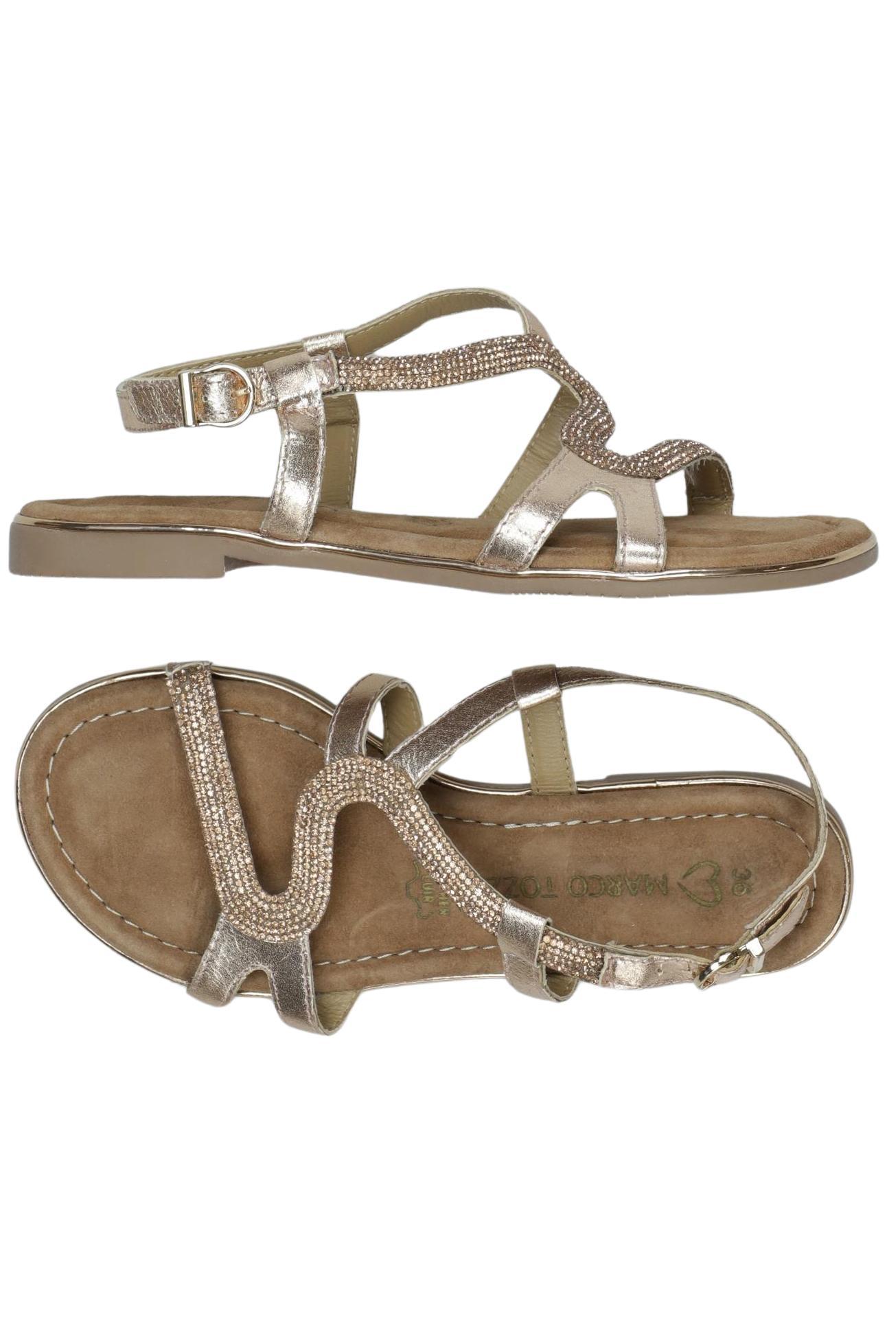

Marco Tozzi Damen Sandale, gold, Gr. 36