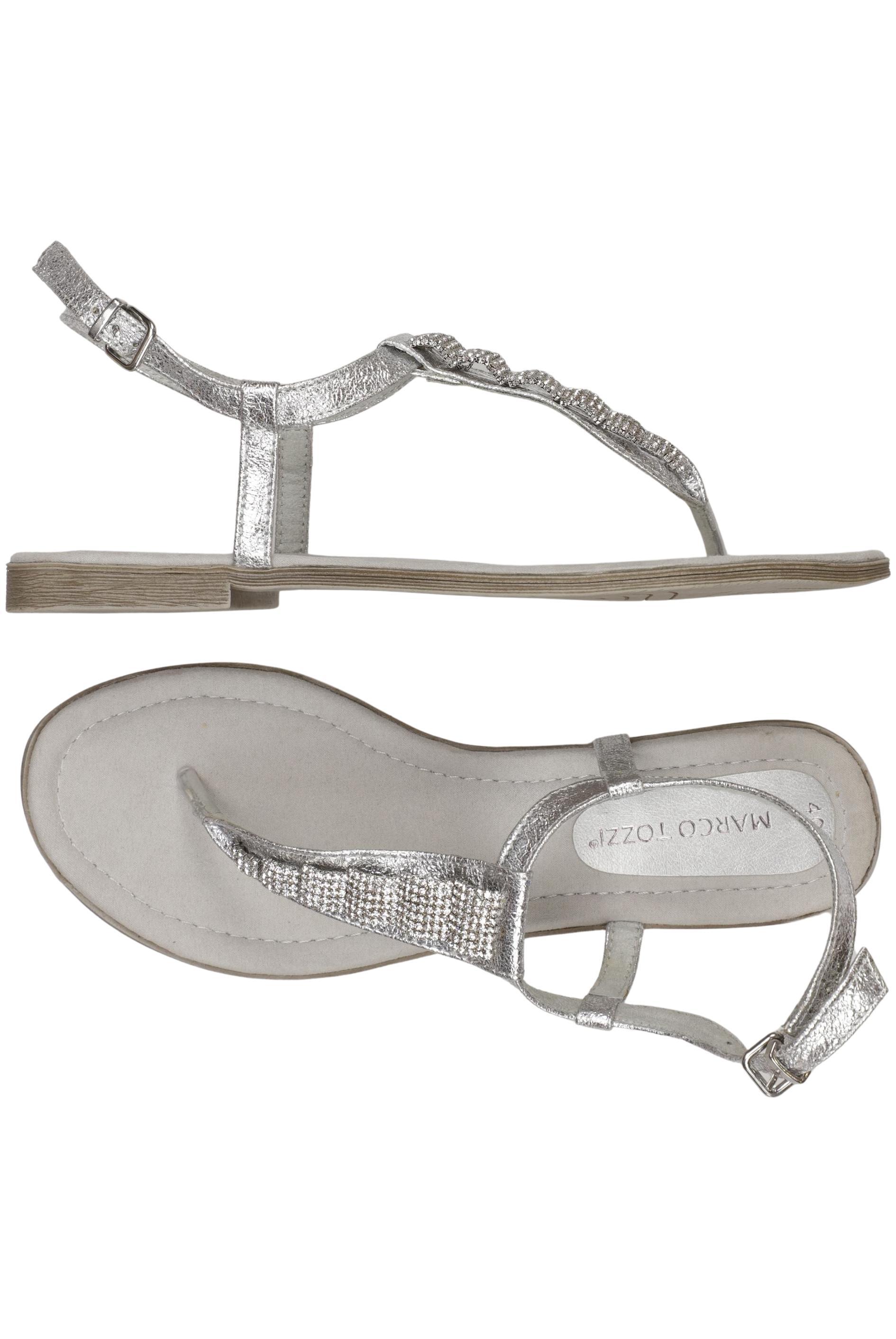 

Marco Tozzi Damen Sandale, silber, Gr. 40