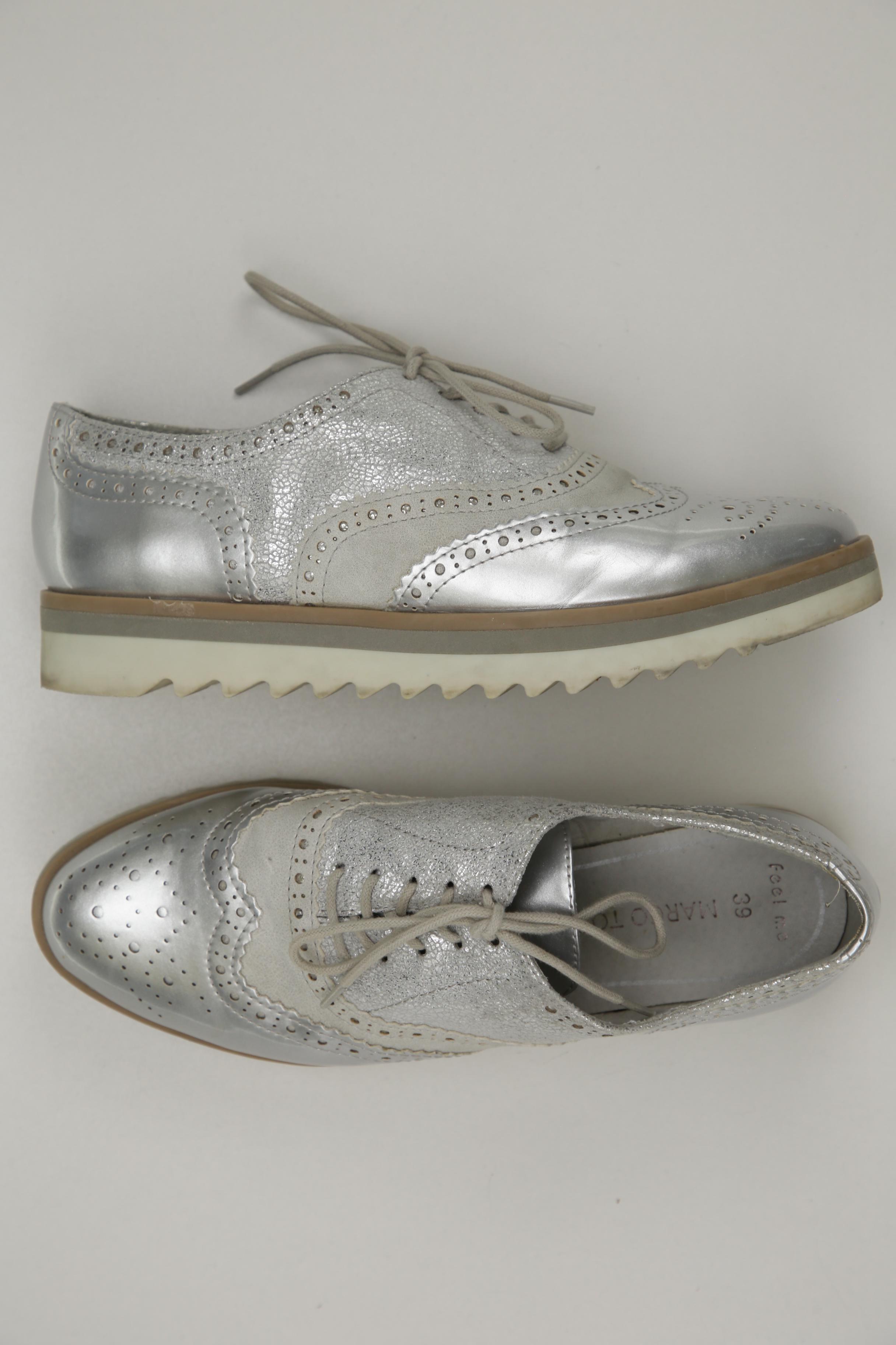 

Marco Tozzi Damen Halbschuh, silber, Gr. 39