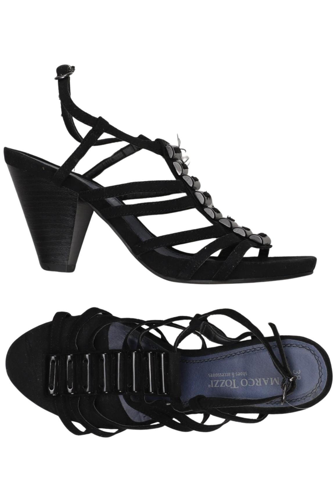 

Marco Tozzi Damen Sandale, schwarz, Gr. 38