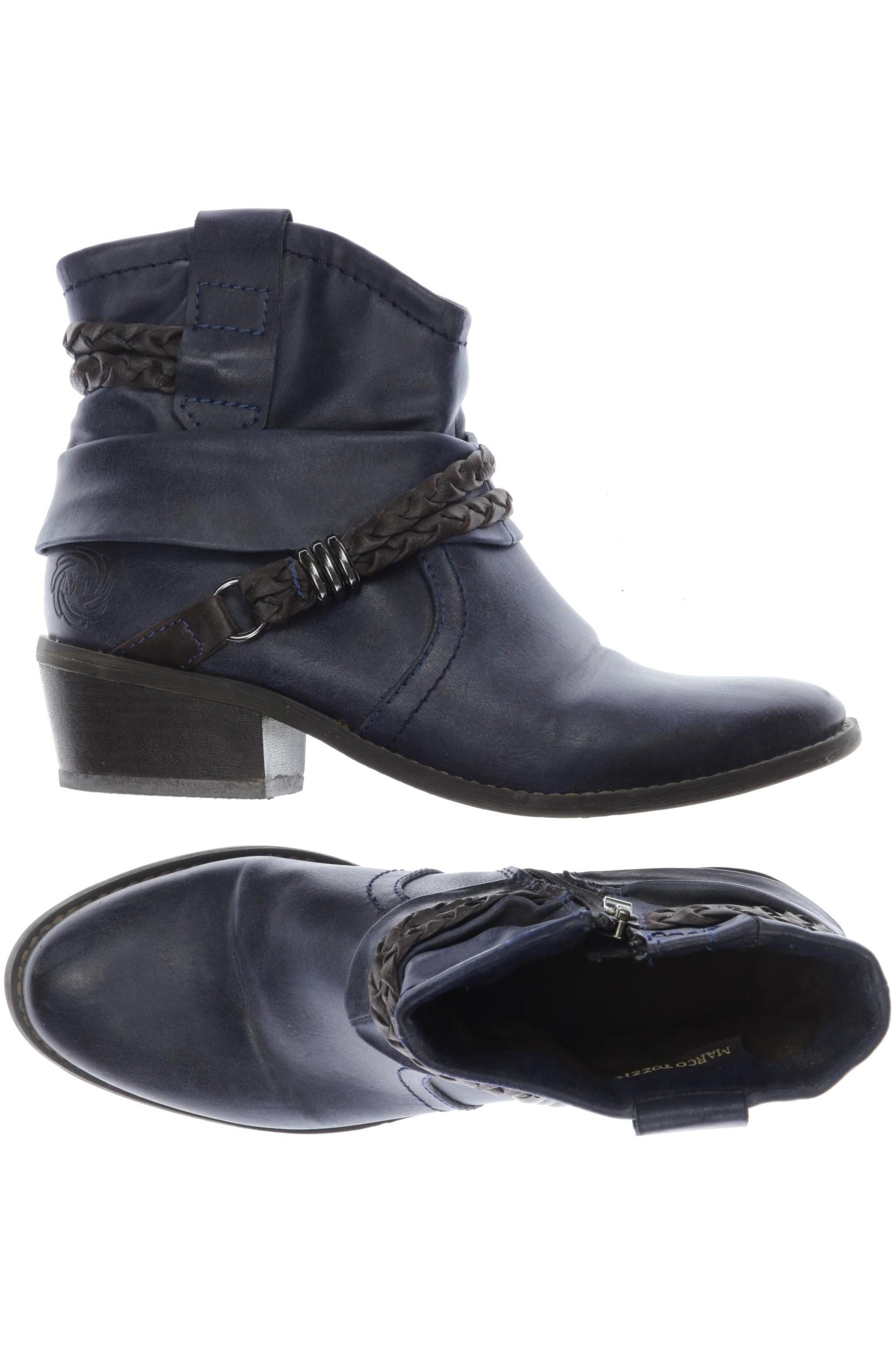 

Marco Tozzi Damen Stiefelette, marineblau, Gr. 38