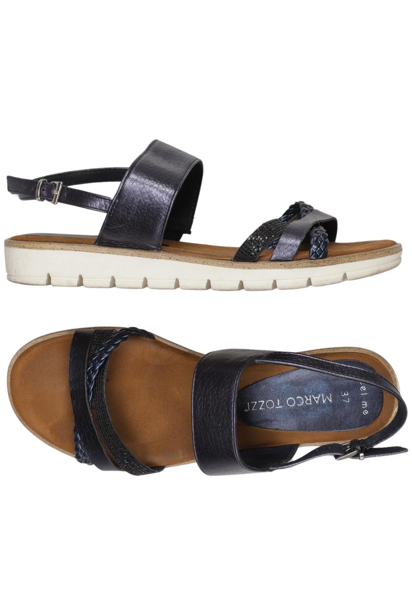 

Marco Tozzi Damen Sandale, marineblau, Gr. 37