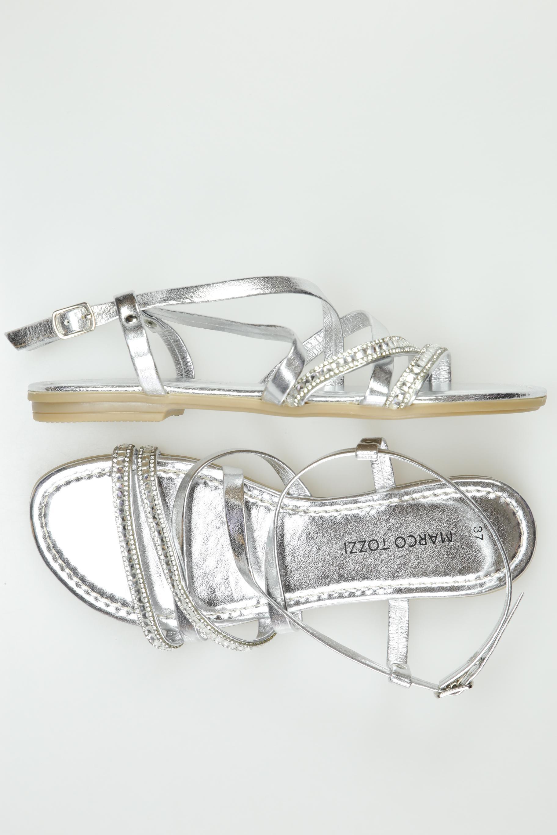 

Marco Tozzi Damen Sandale, silber, Gr. 37