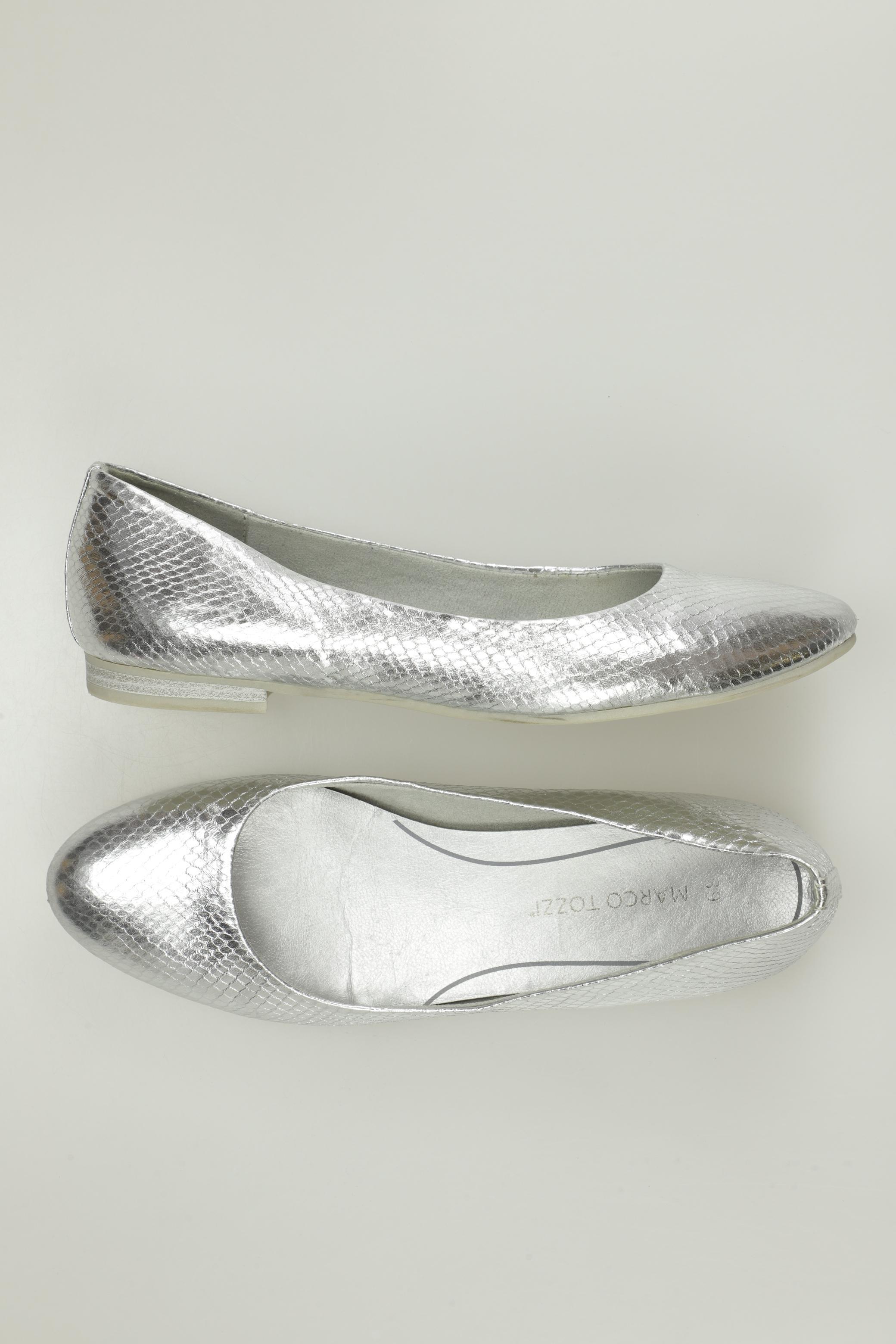 

Marco Tozzi Damen Ballerinas, silber, Gr. 39