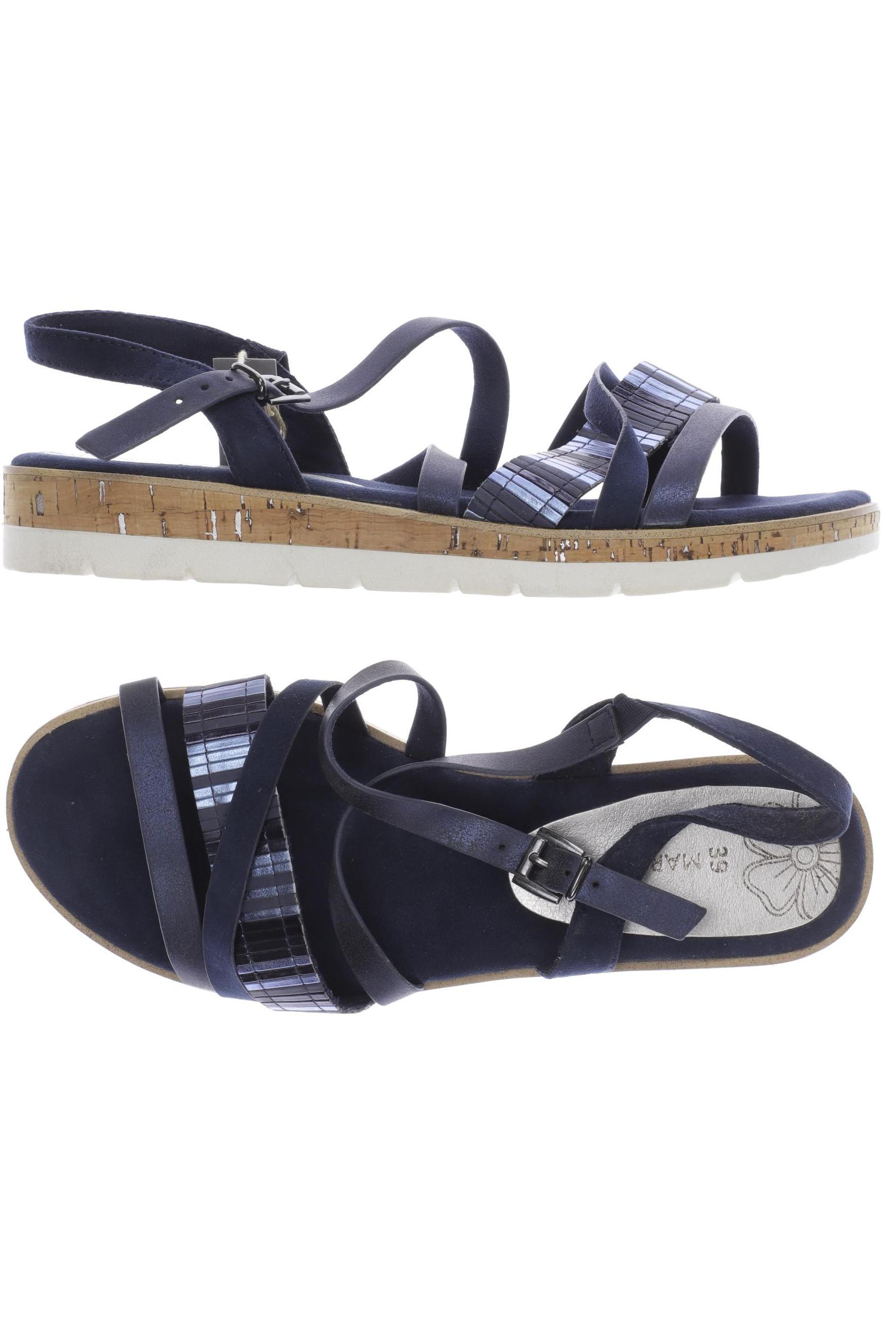 

Marco Tozzi Damen Sandale, marineblau, Gr. 39