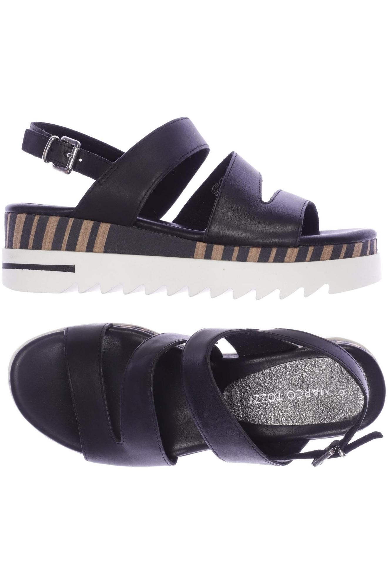 

Marco Tozzi Damen Sandale, schwarz, Gr. 38