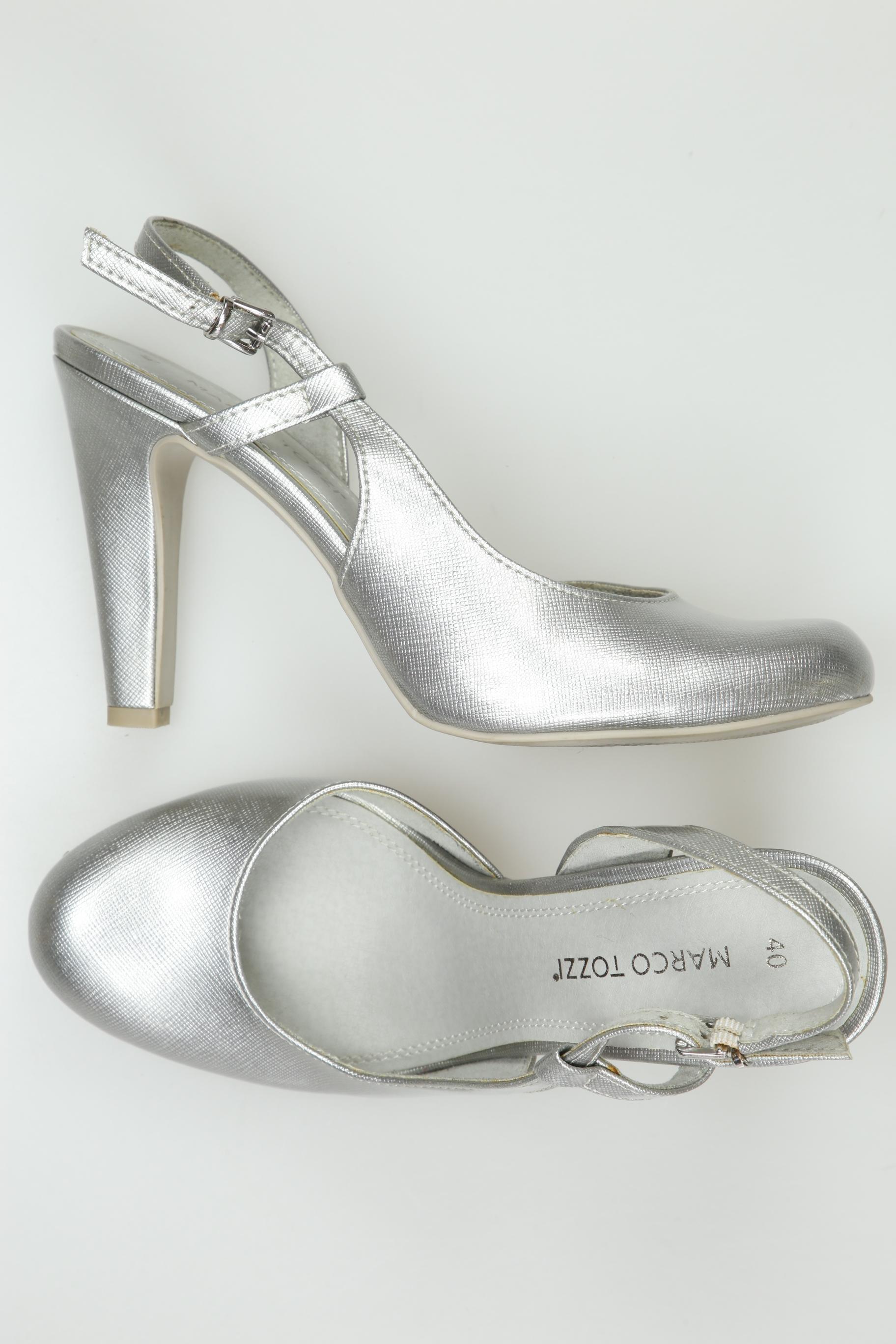 

Marco Tozzi Damen Pumps, silber, Gr. 40