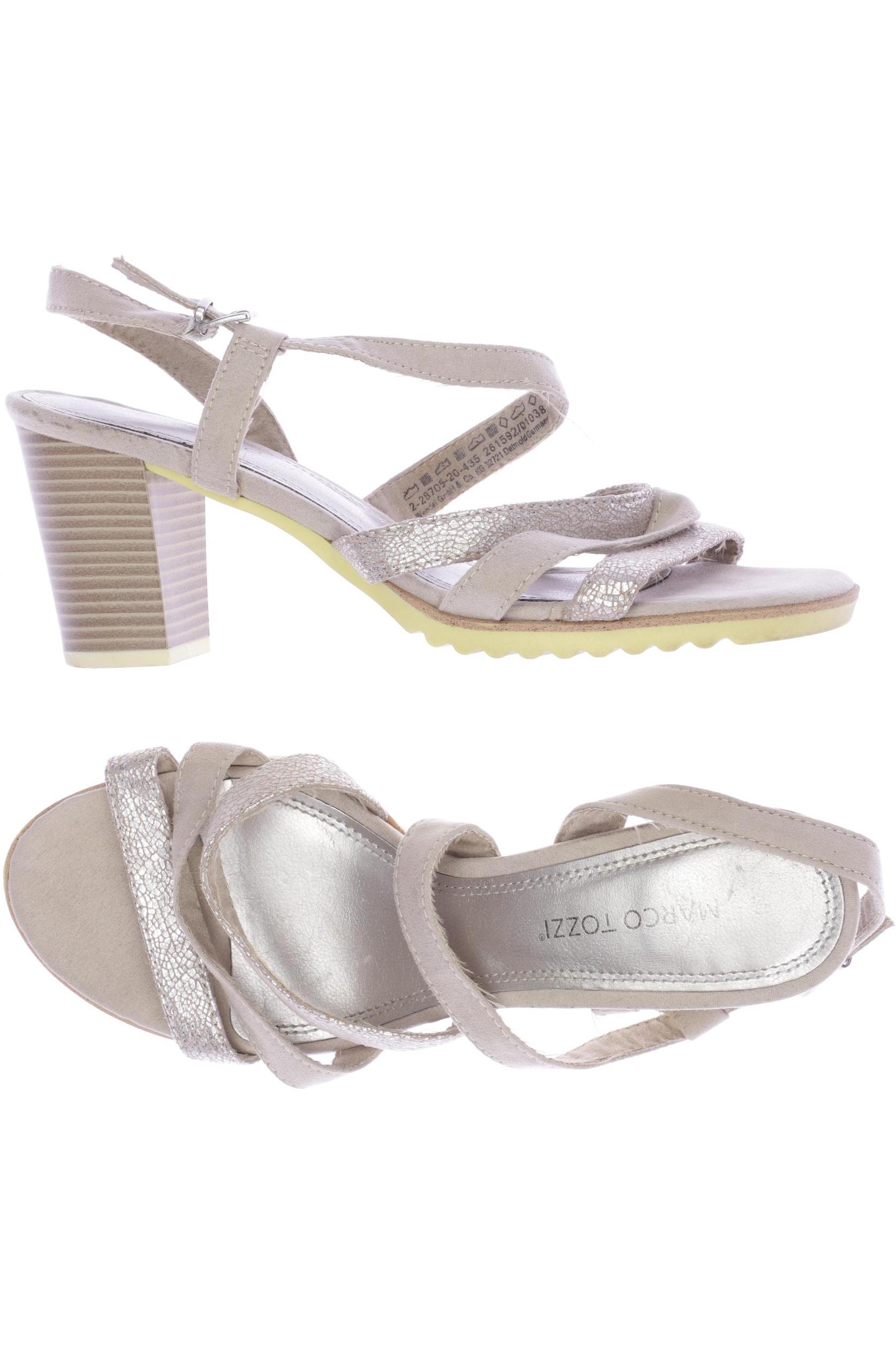 

Marco Tozzi Damen Sandale, silber, Gr. 40