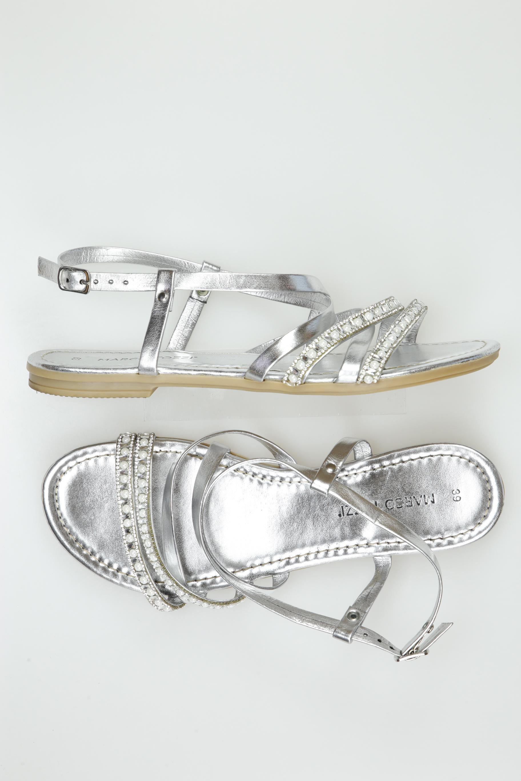 

Marco Tozzi Damen Sandale, silber, Gr. 39