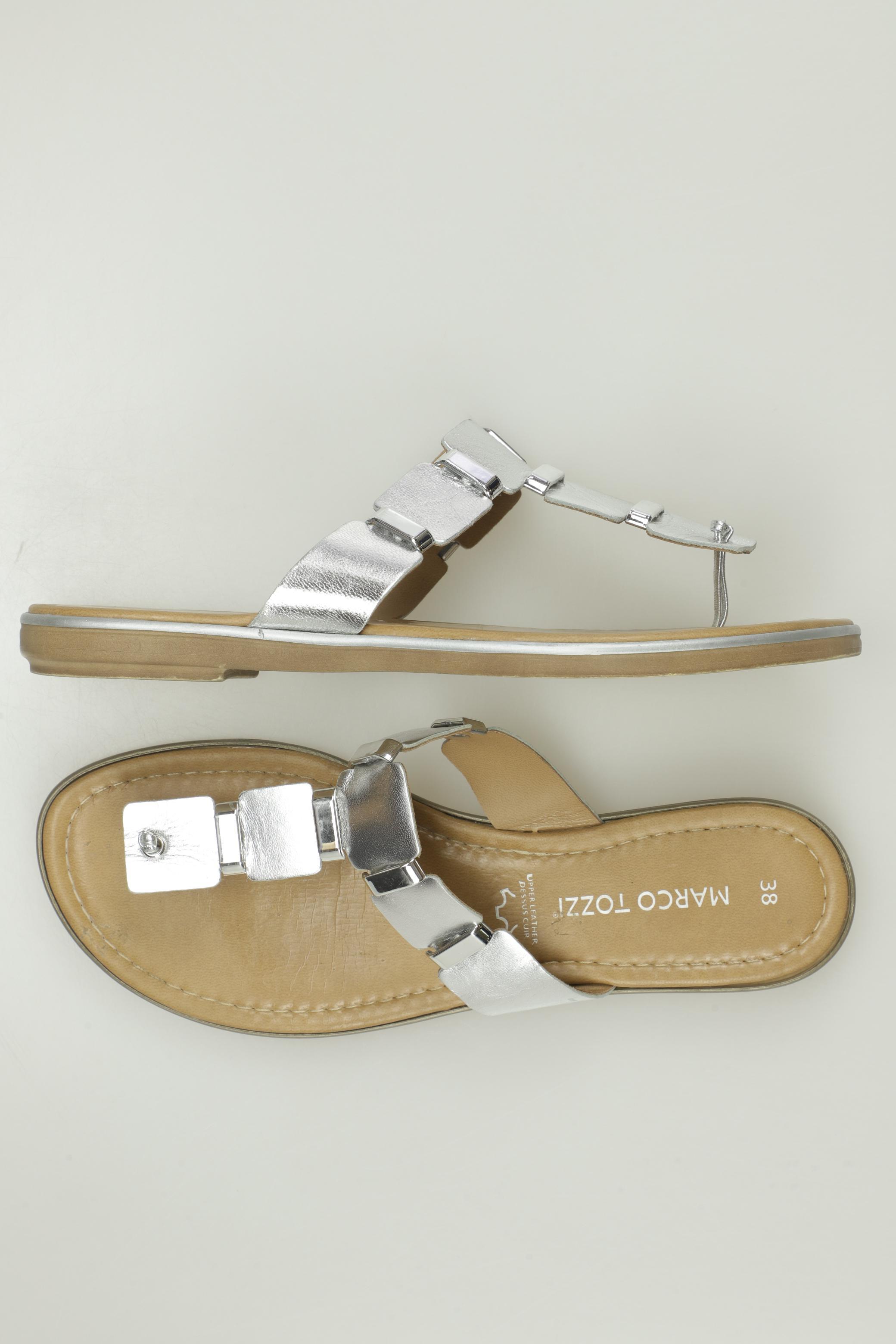 

Marco Tozzi Damen Sandale, silber, Gr. 38