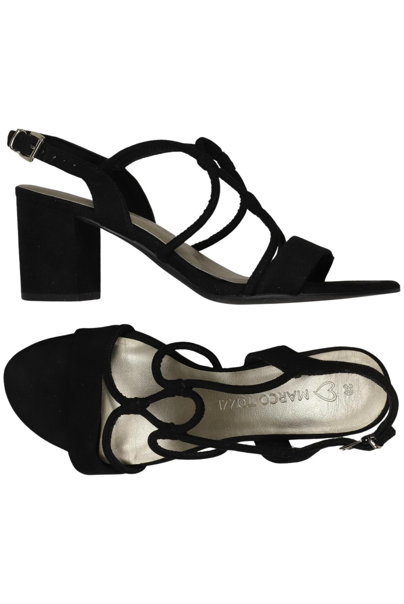 

Marco Tozzi Damen Sandale, schwarz, Gr. 39