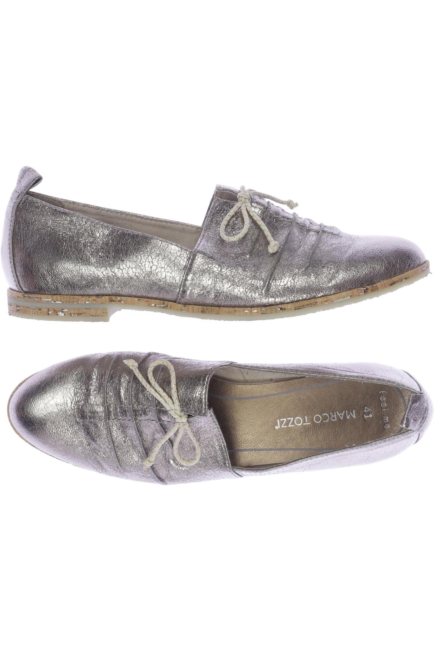 

Marco Tozzi Damen Halbschuh, silber, Gr. 41