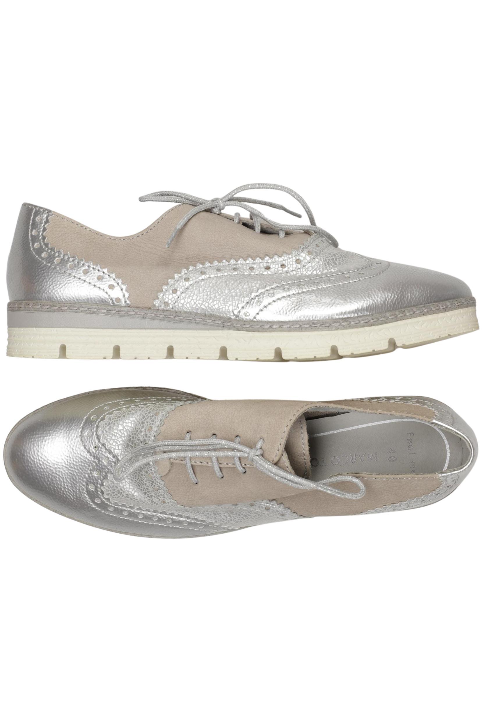 

Marco Tozzi Damen Halbschuh, silber, Gr. 40