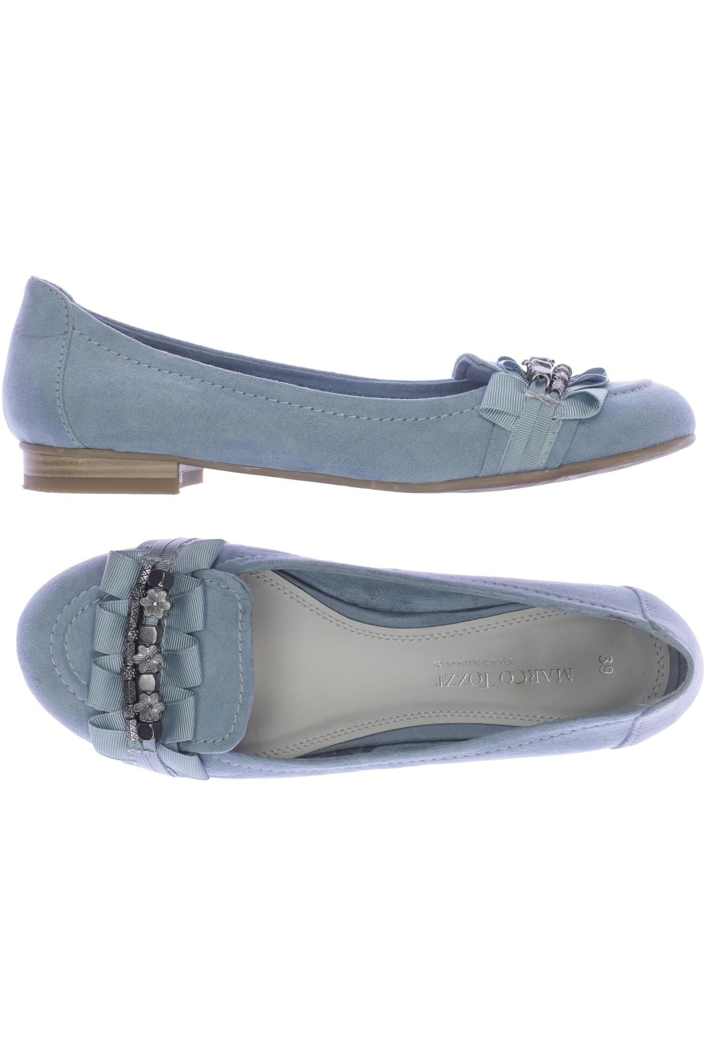 

Marco Tozzi Damen Ballerinas, hellblau