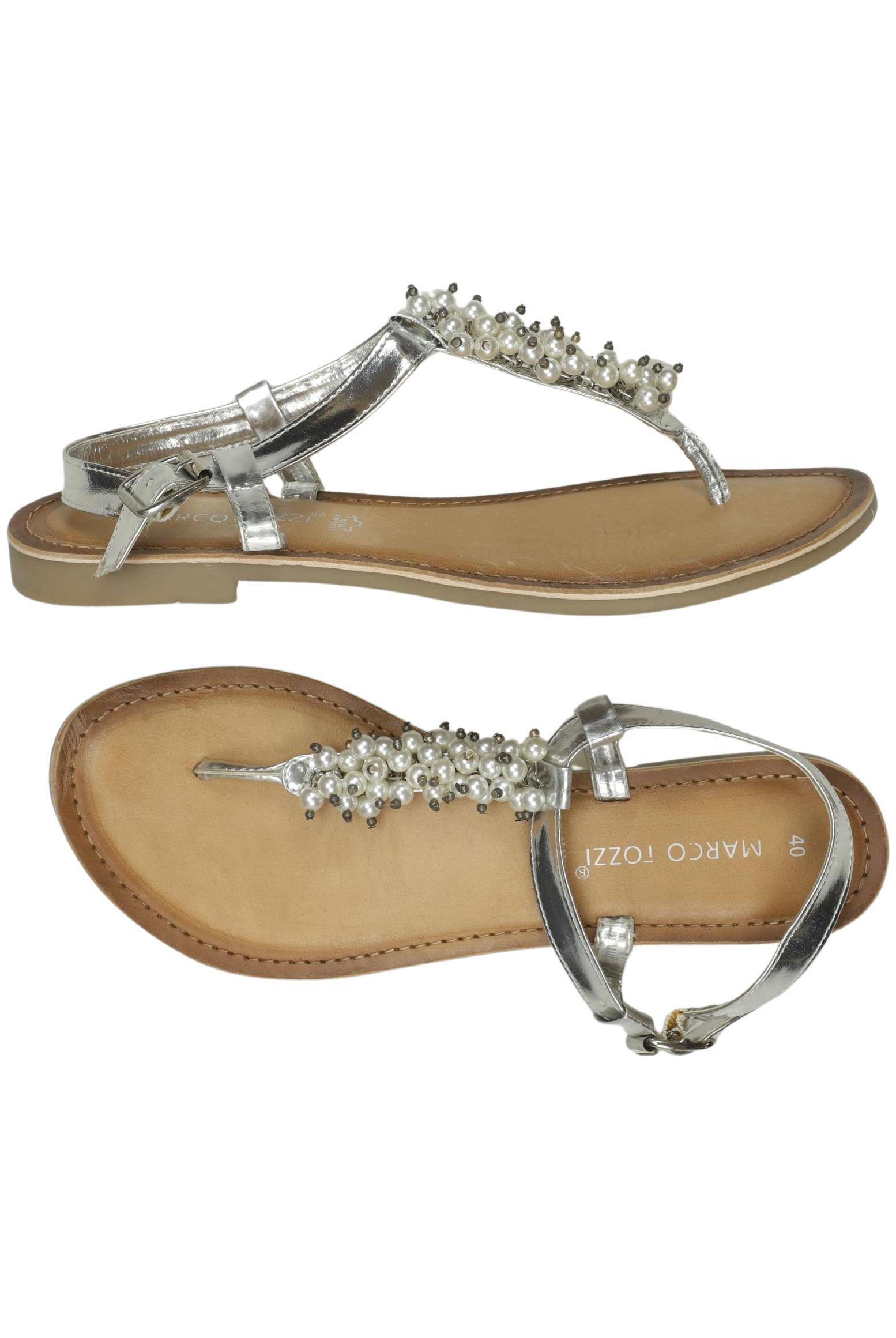 

Marco Tozzi Damen Sandale, silber, Gr. 40
