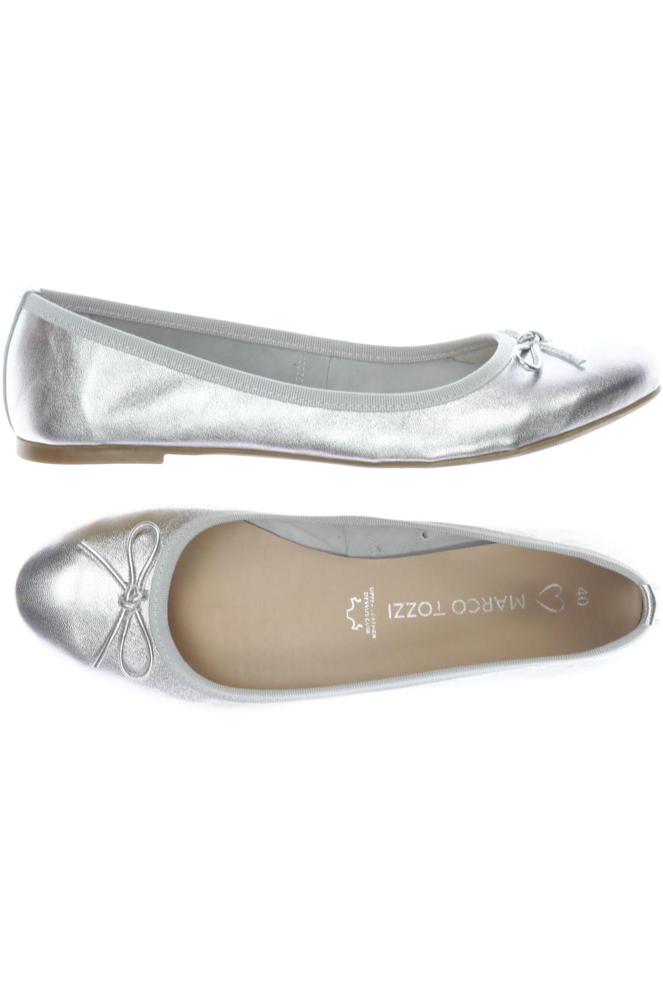 

Marco Tozzi Damen Ballerinas, silber, Gr. 40