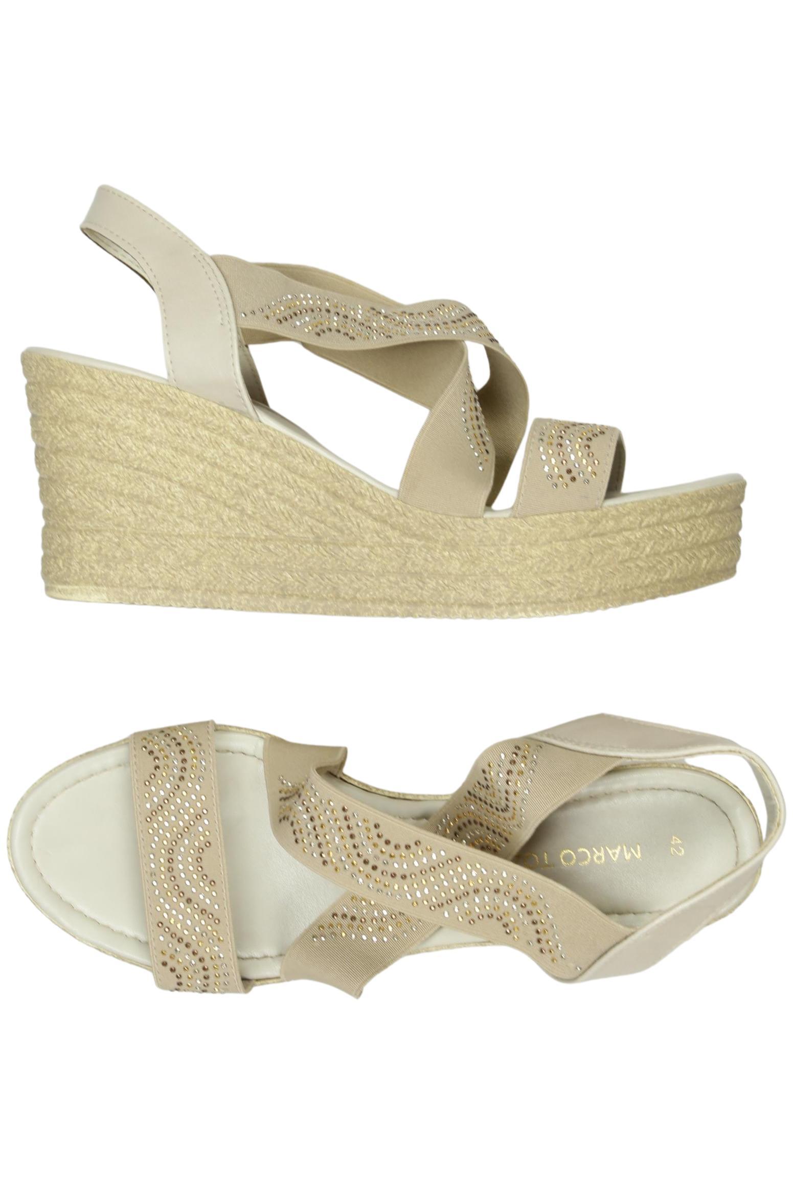 

Marco Tozzi Damen Sandale, beige, Gr. 42