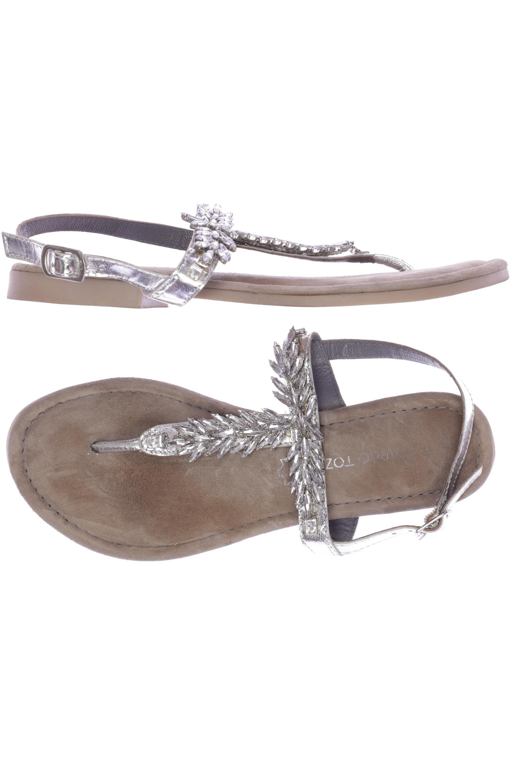 

Marco Tozzi Damen Sandale, silber, Gr. 38
