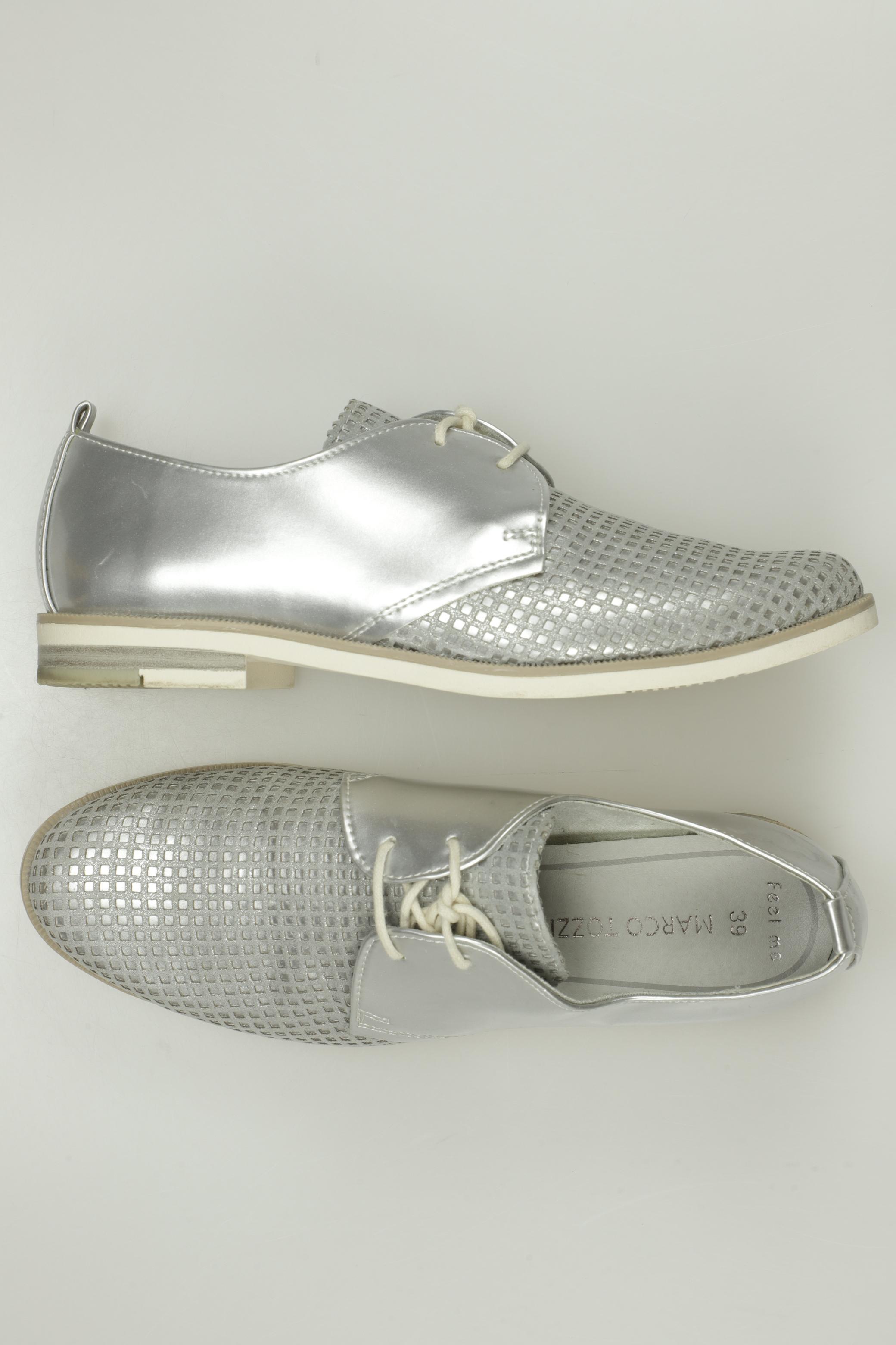 

Marco Tozzi Damen Halbschuh, silber, Gr. 39
